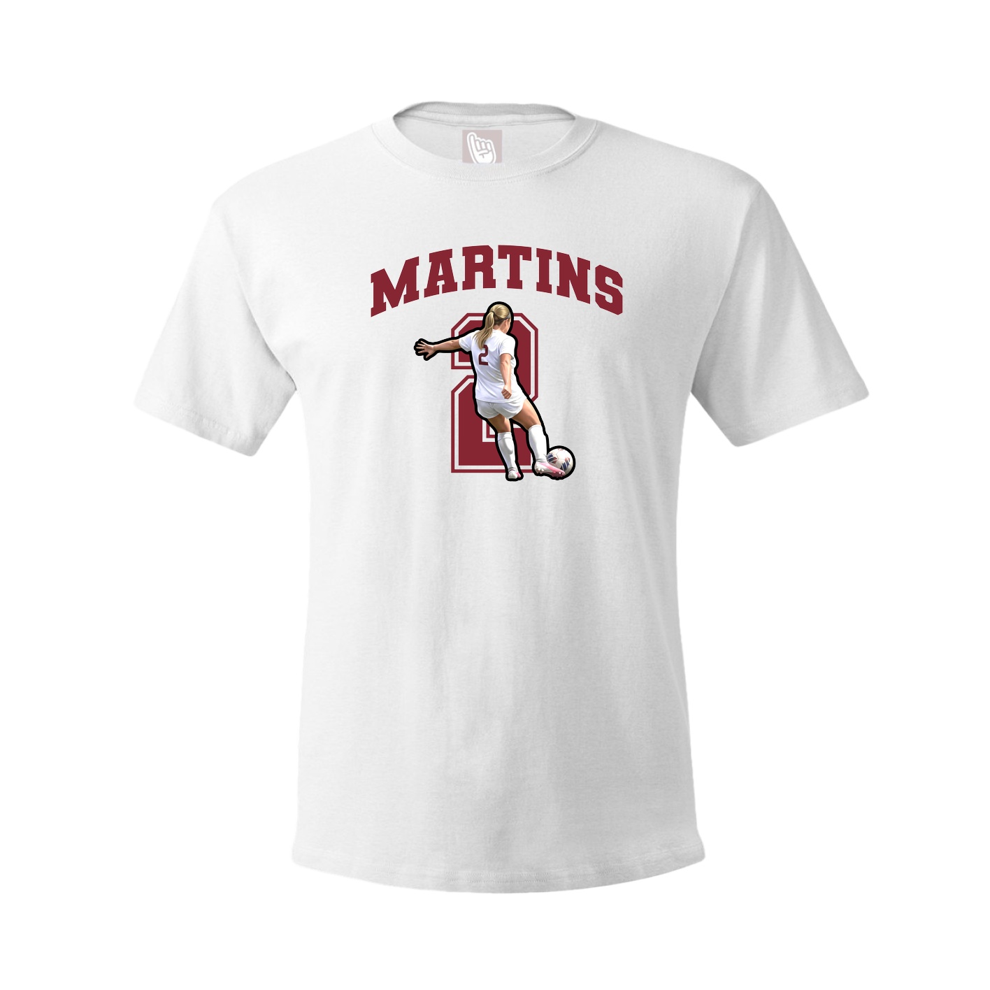 Tee — Number in White
