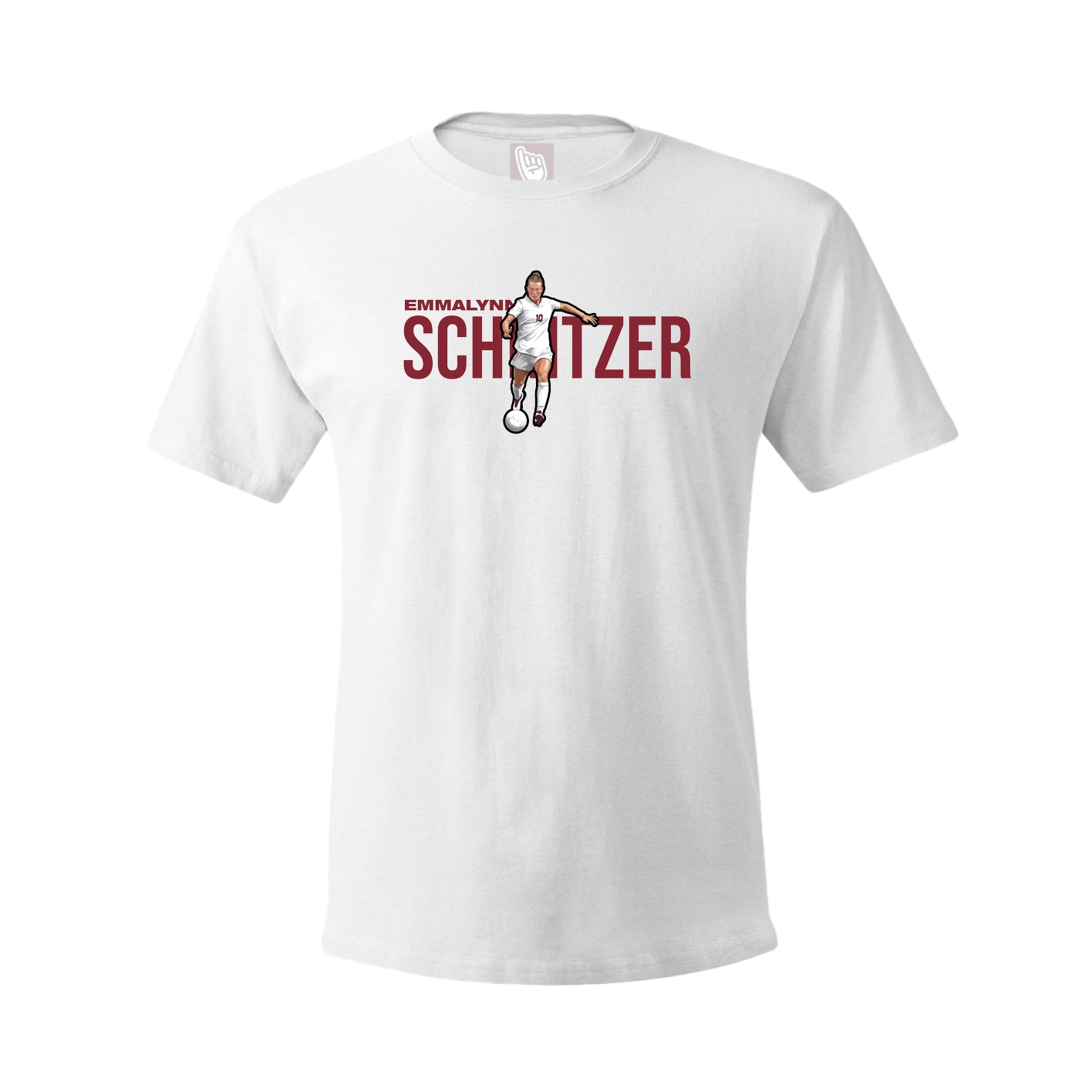Youth Tee — Player Name in White