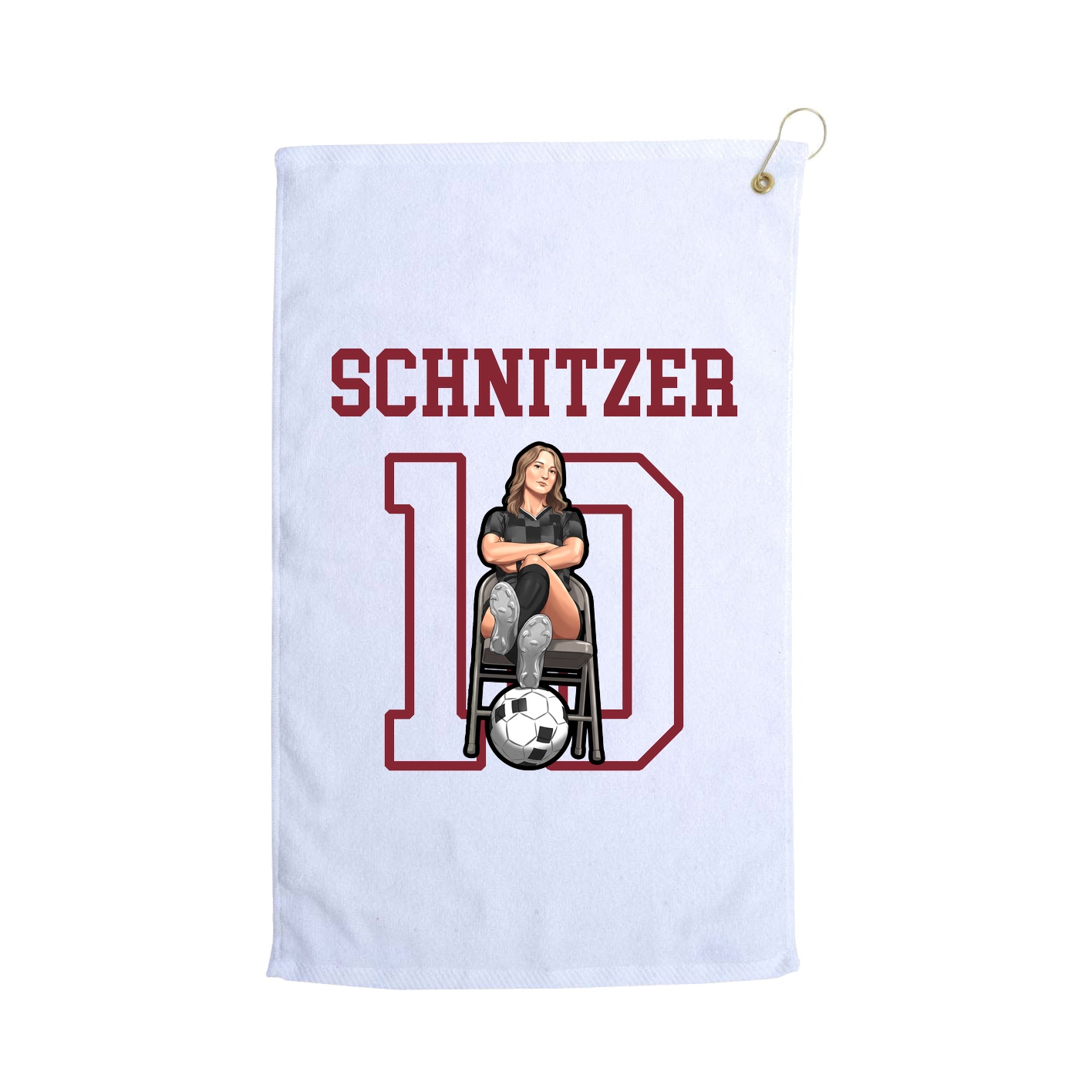 Golf Towel — Shirsey in White