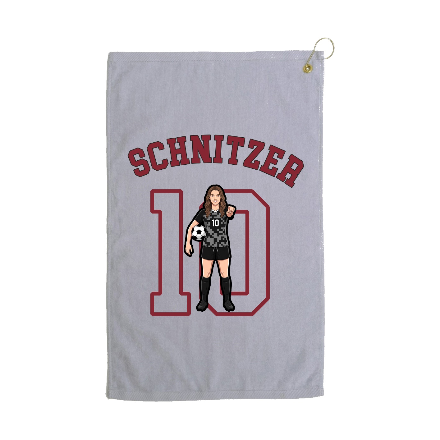 Golf Towel — Shirsey Arch in Grey