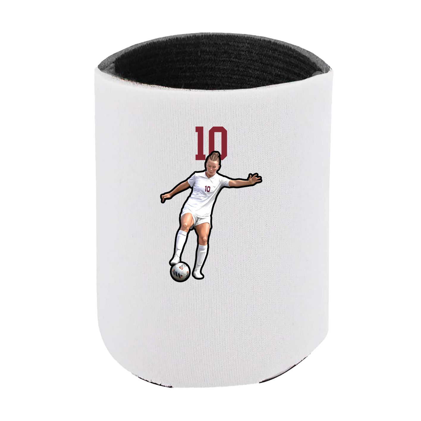 Can Holder — Number Top in White