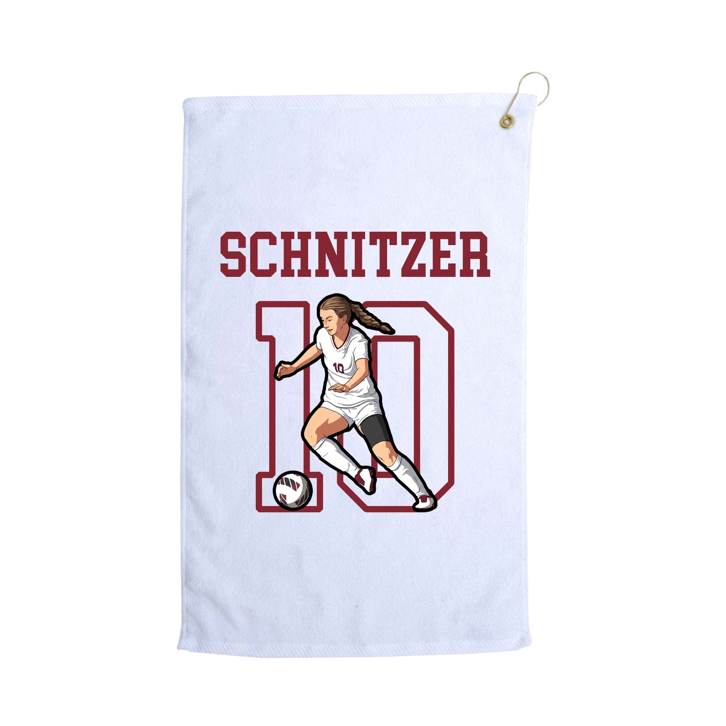 Golf Towel — Shirsey in White