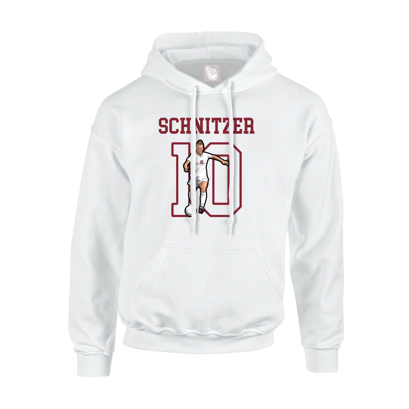 Hoodie — Shirsey in White