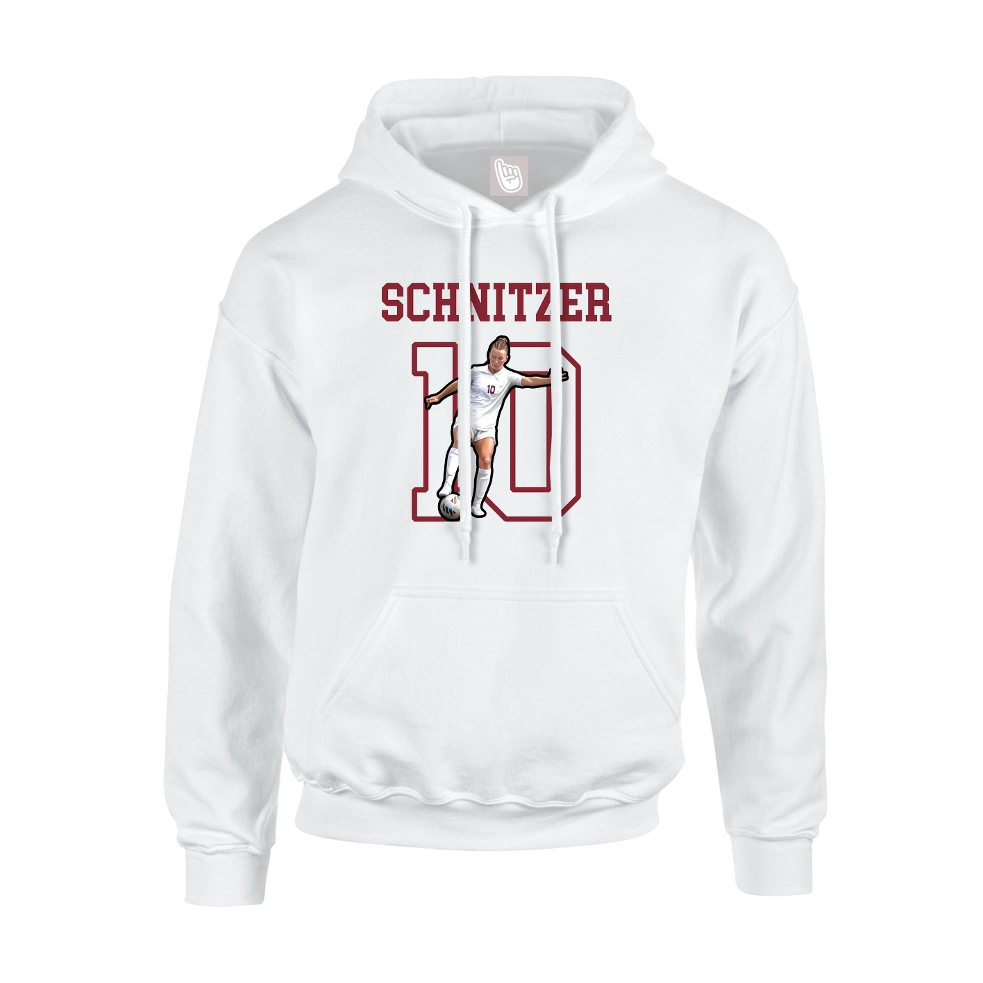 Youth Hoodie — Shirsey in White