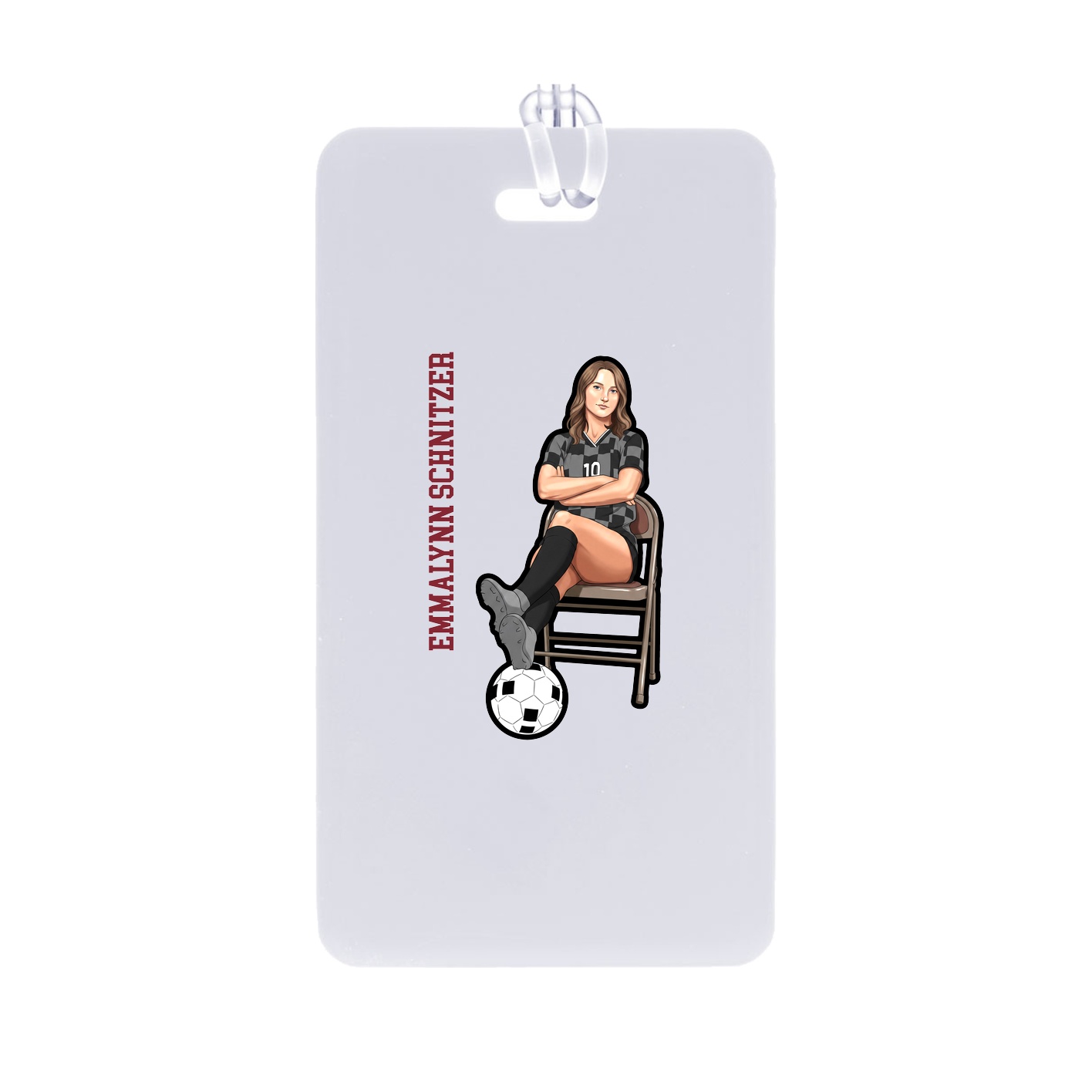 Bag Tag — Name Vertical in Classic
