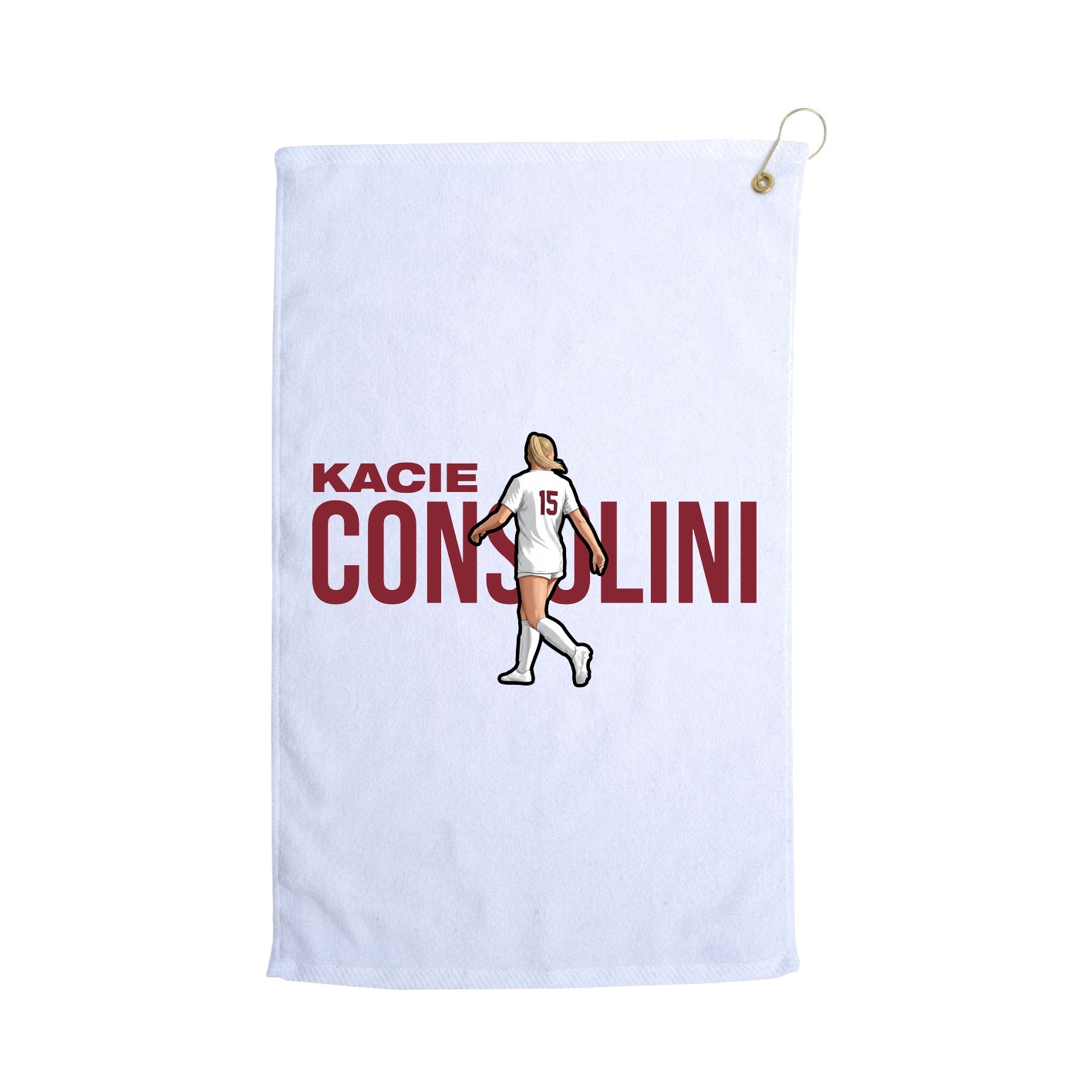 Golf Towel — Player Name in White