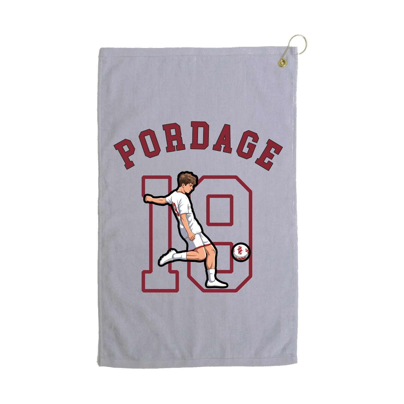 Golf Towel — Shirsey Arch in Grey