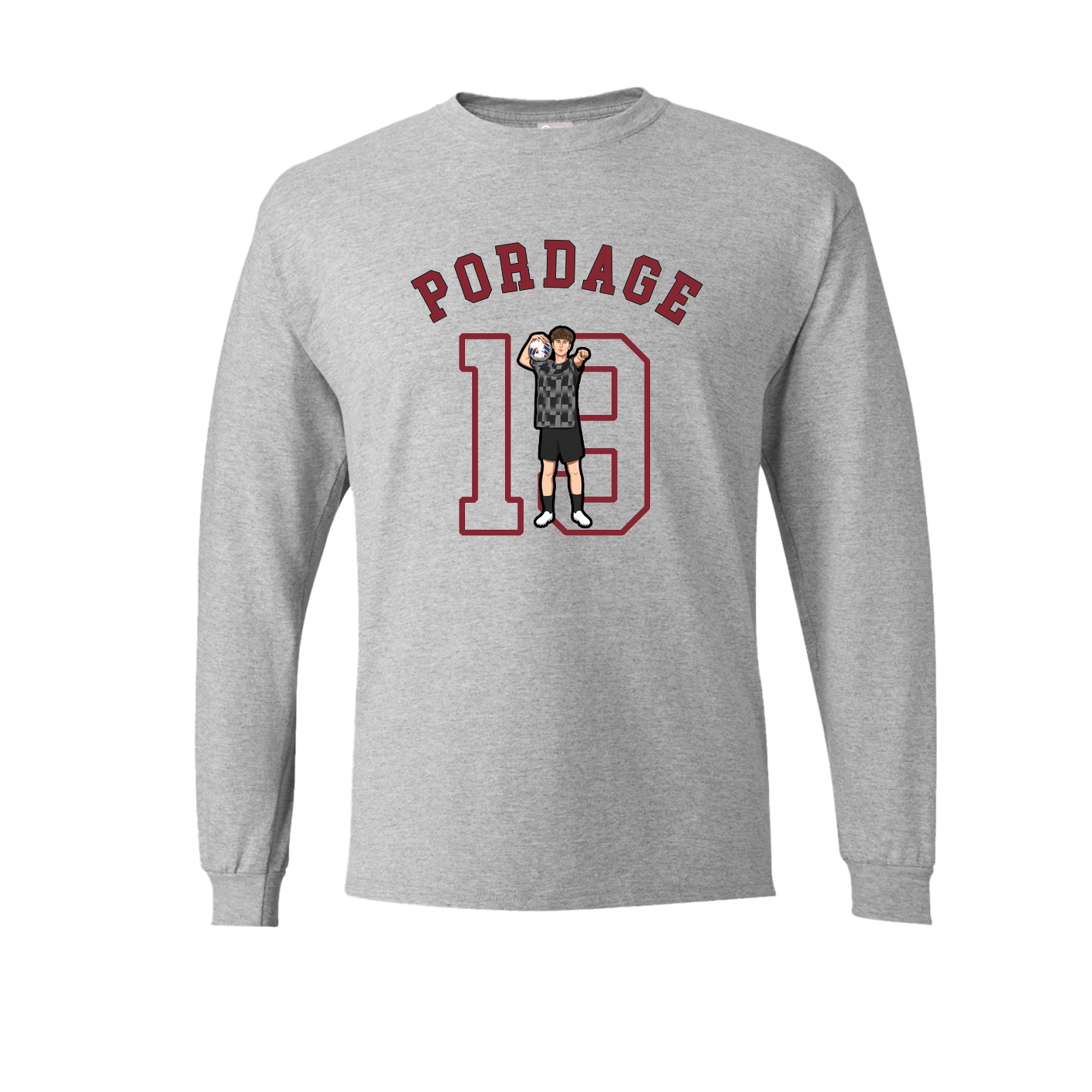 Long Sleeve Tee — Shirsey Arch in Grey