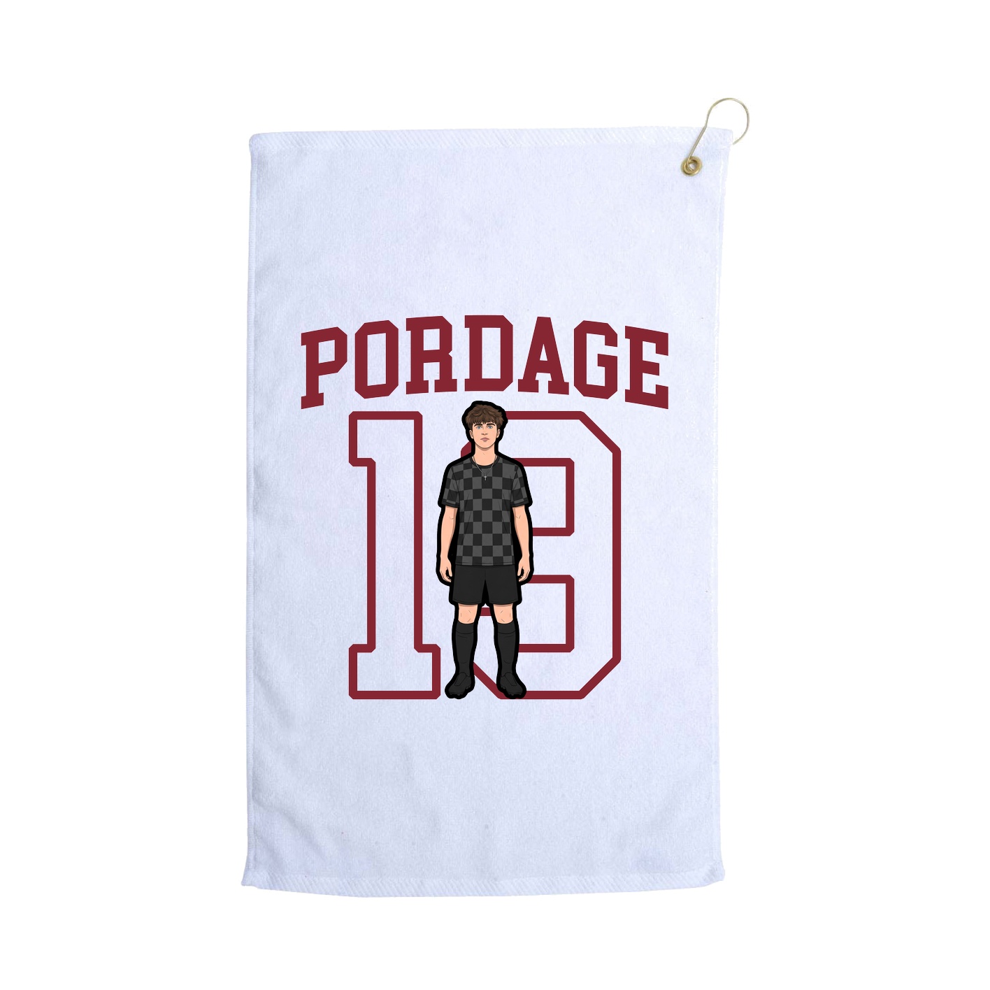 Golf Towel — Shirsey in White