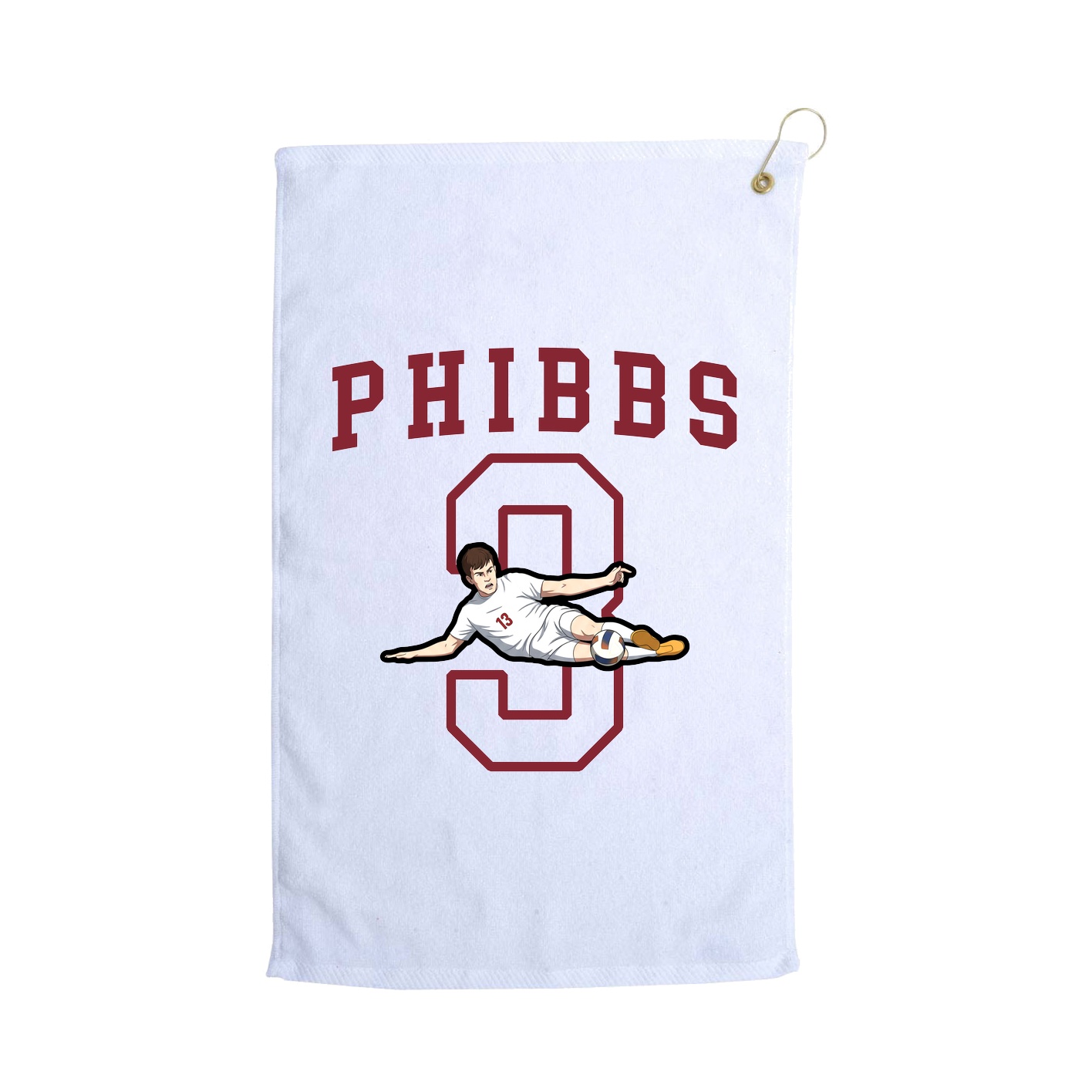 Golf Towel — Shirsey in White