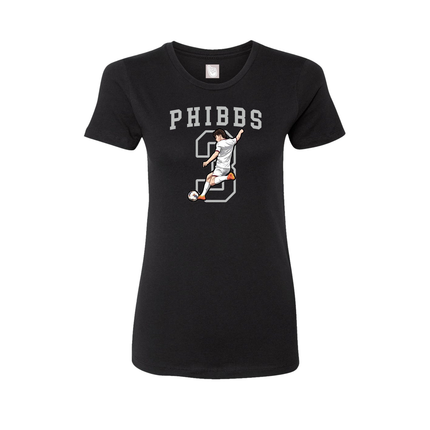 Fitted Women's Tee — Shirsey in Black