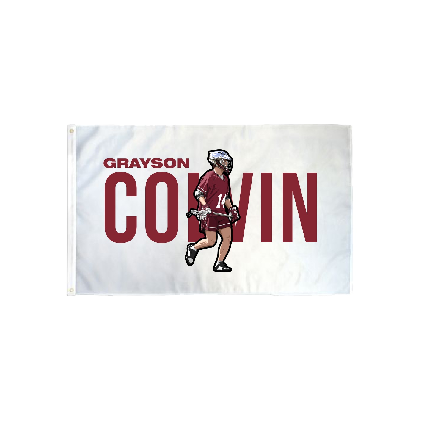 3x5 Flag — Player Name in Classic