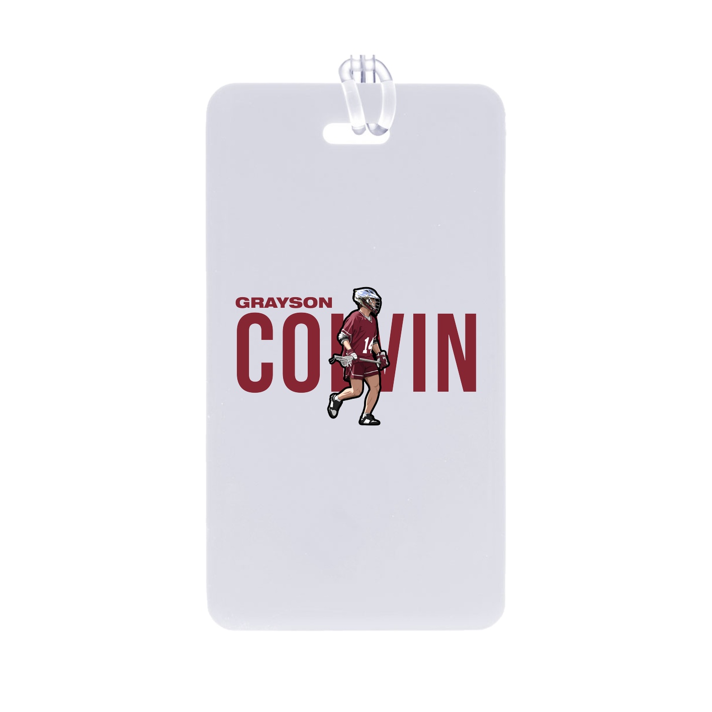 Bag Tag — Player Name in Classic