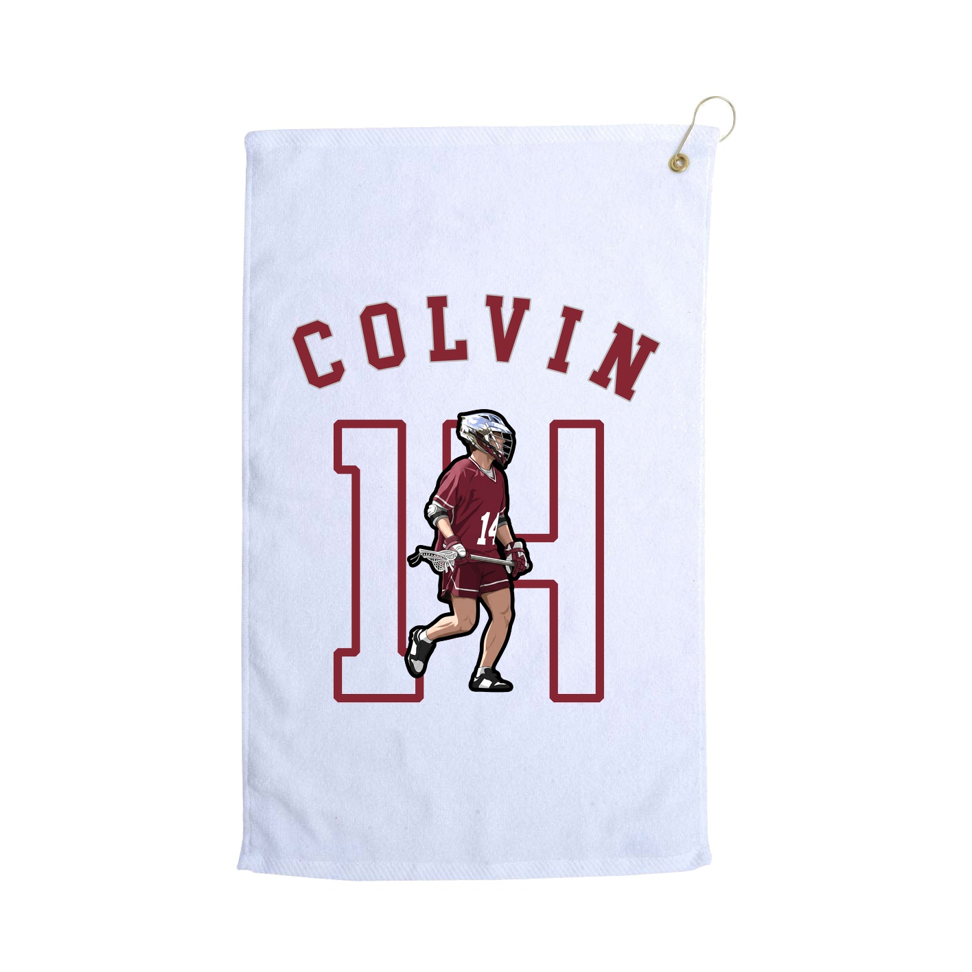 Golf Towel — Shirsey Arch in White