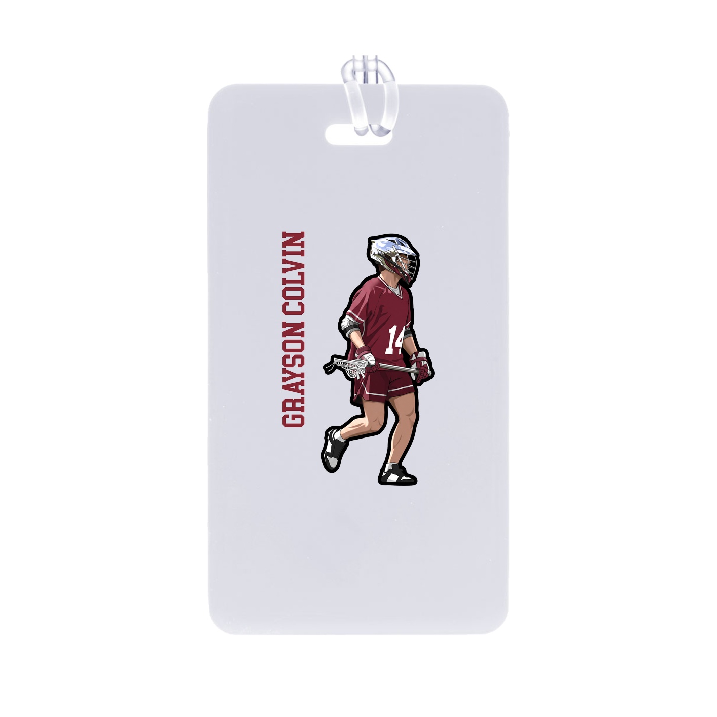 Bag Tag — Name Vertical in Classic