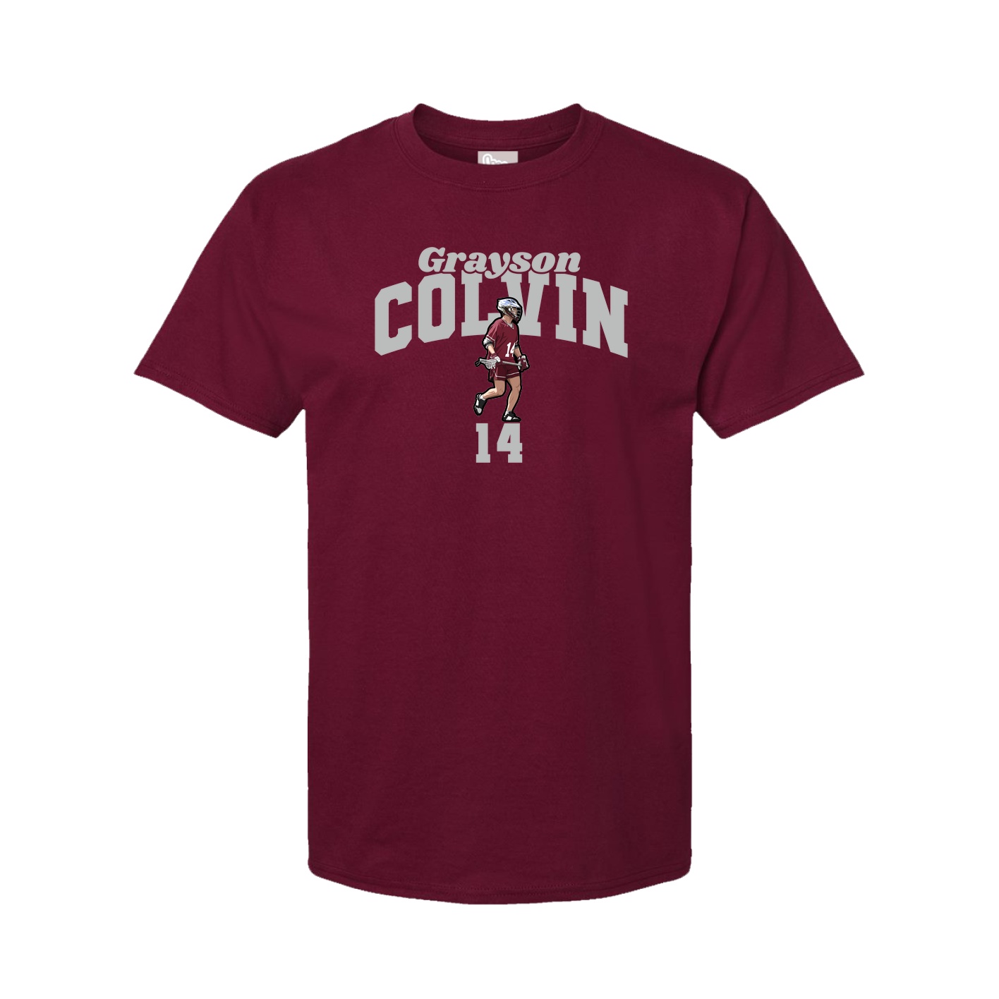 Youth Tee — Signature Arch in Cardinal