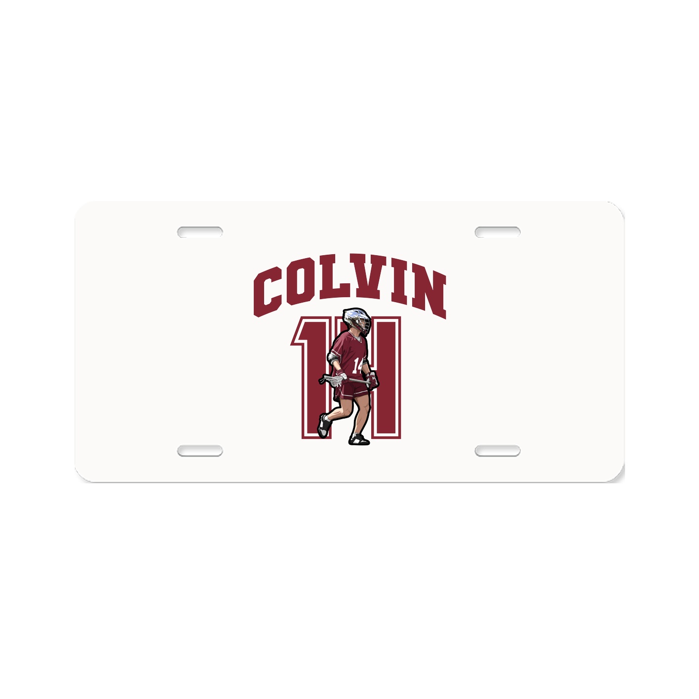 License Plate — Number in Classic