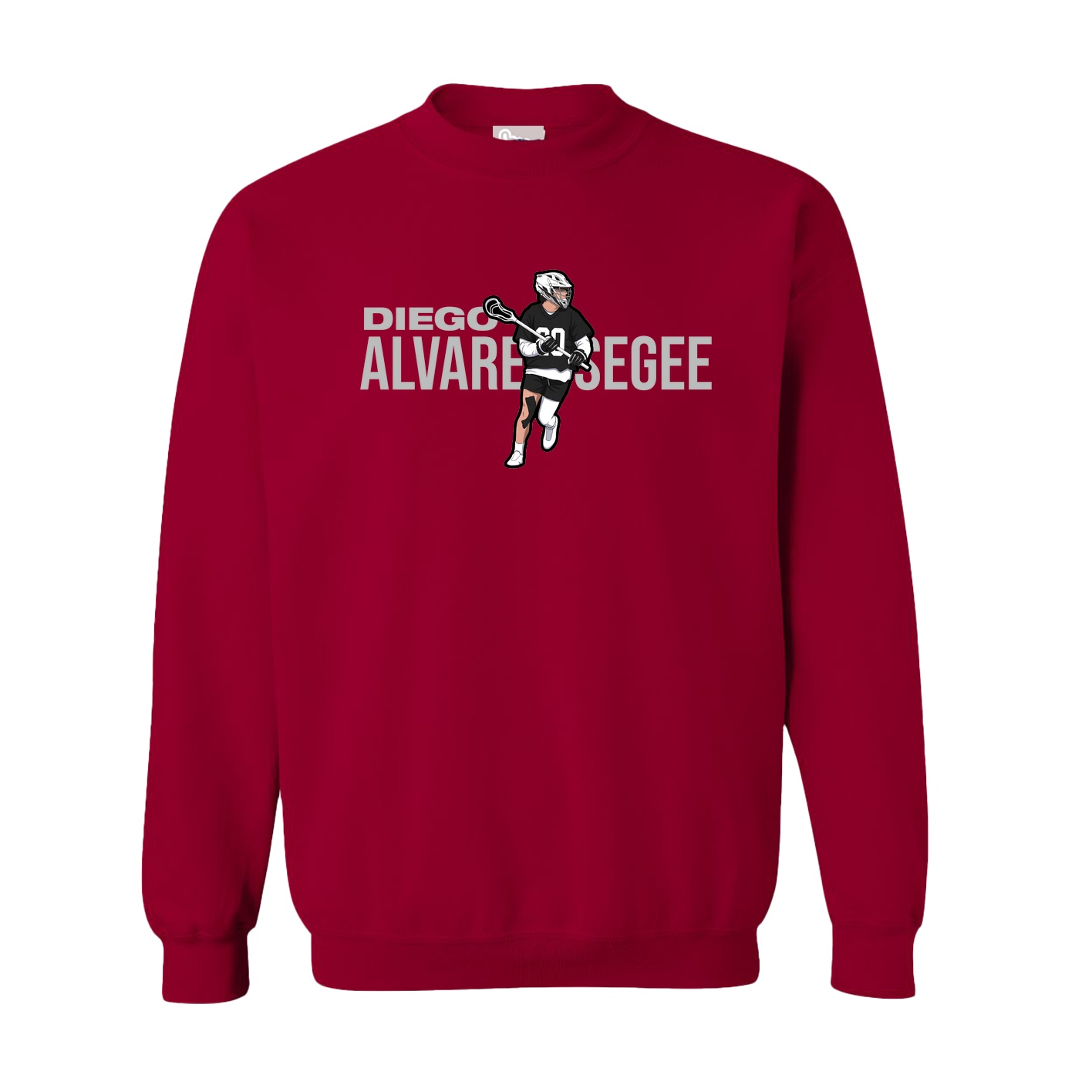 Fleece Crew — Player Name in Cardinal