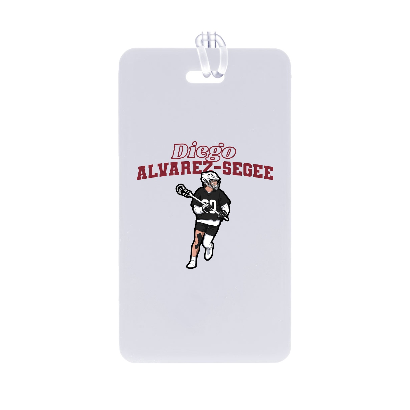 Bag Tag — Name Arch in Classic