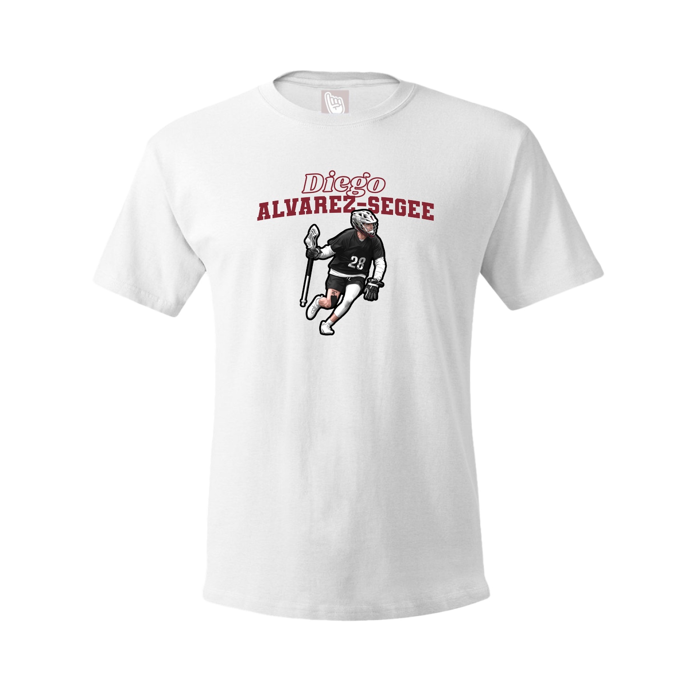Tee — Name Arch in White