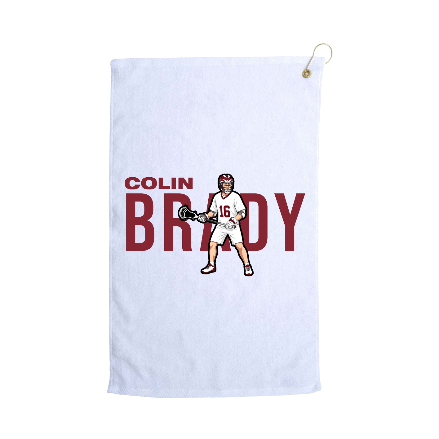 Golf Towel — Player Name in White