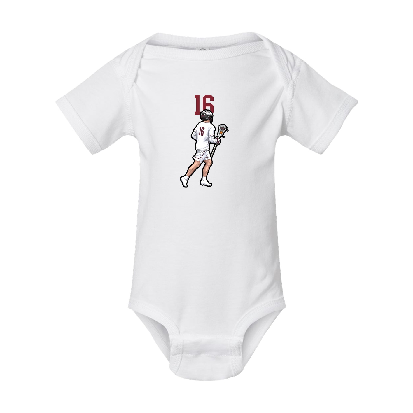 Baby Onesie — Number Top in White