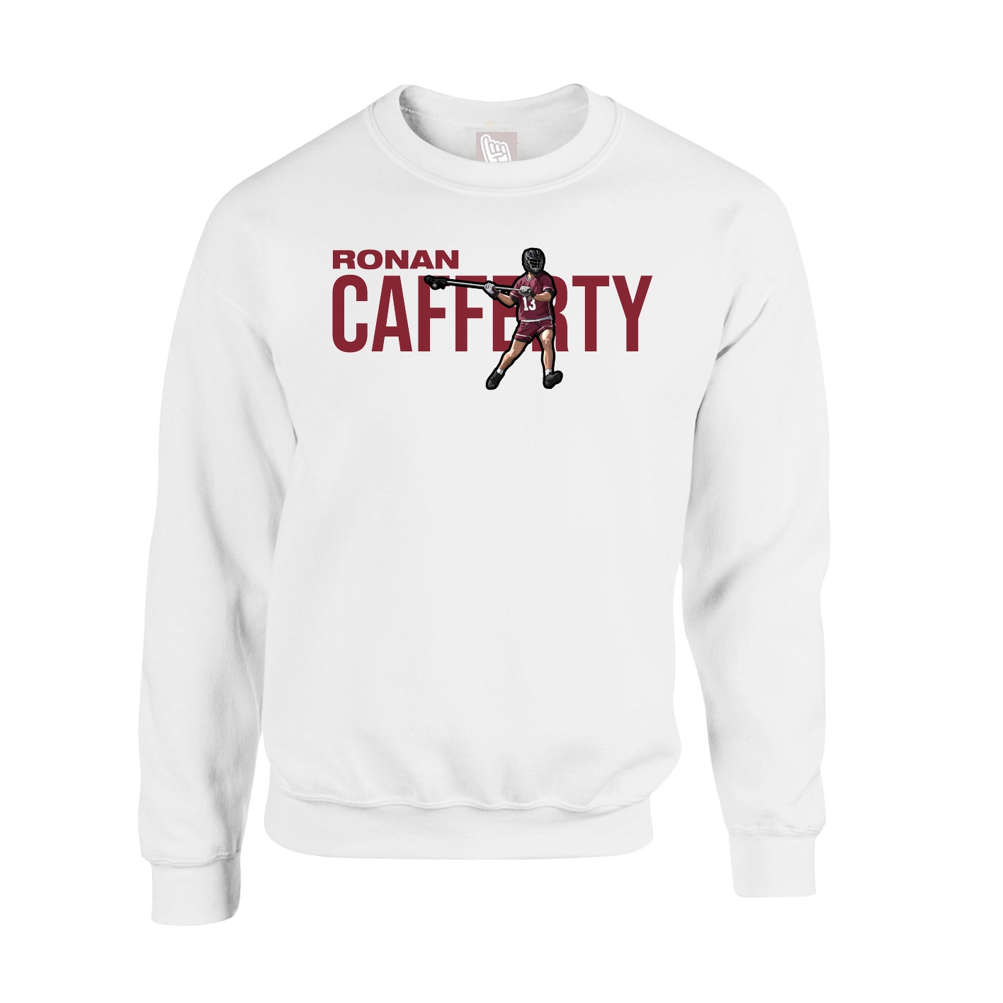 Fleece Crew — Player Name in White