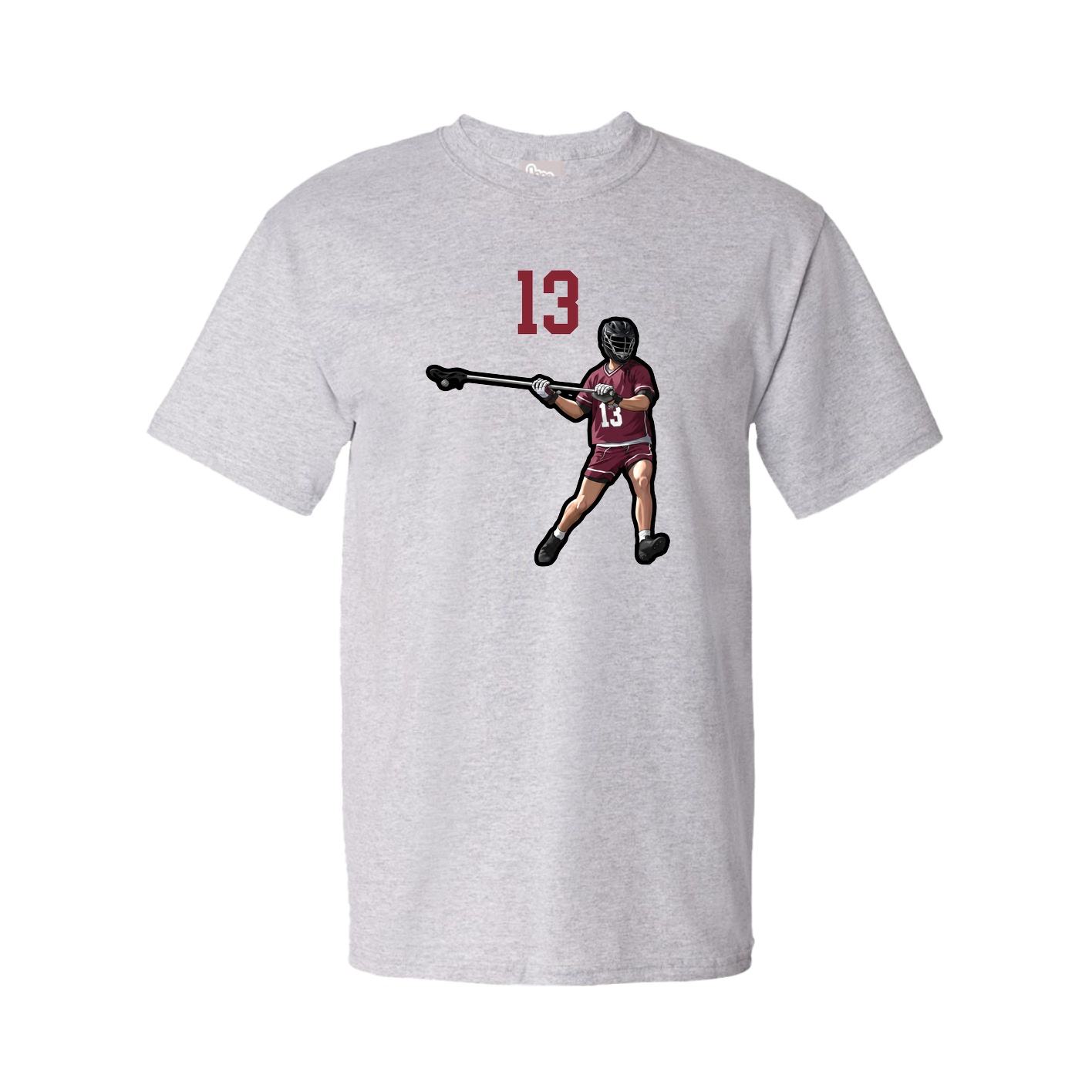 Tee — Number Top in Grey