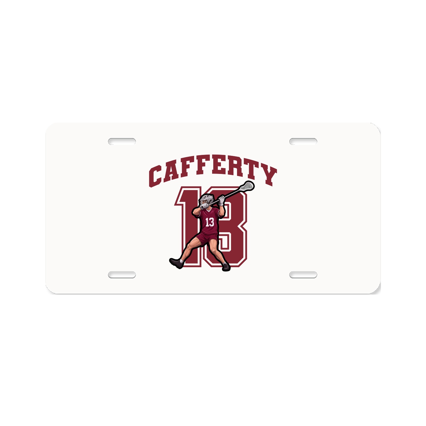 License Plate — Number in Classic