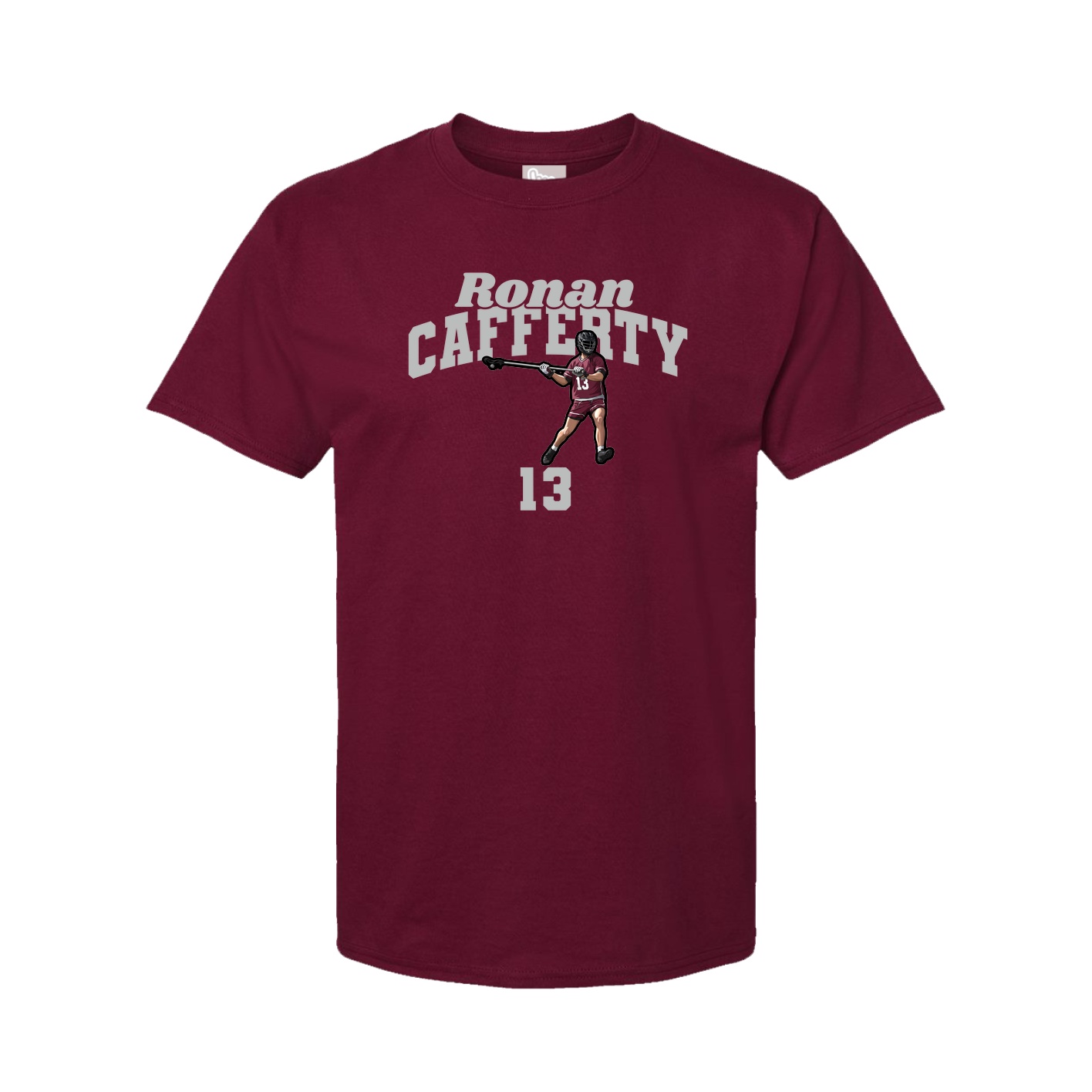 Tee — Signature Arch in Cardinal