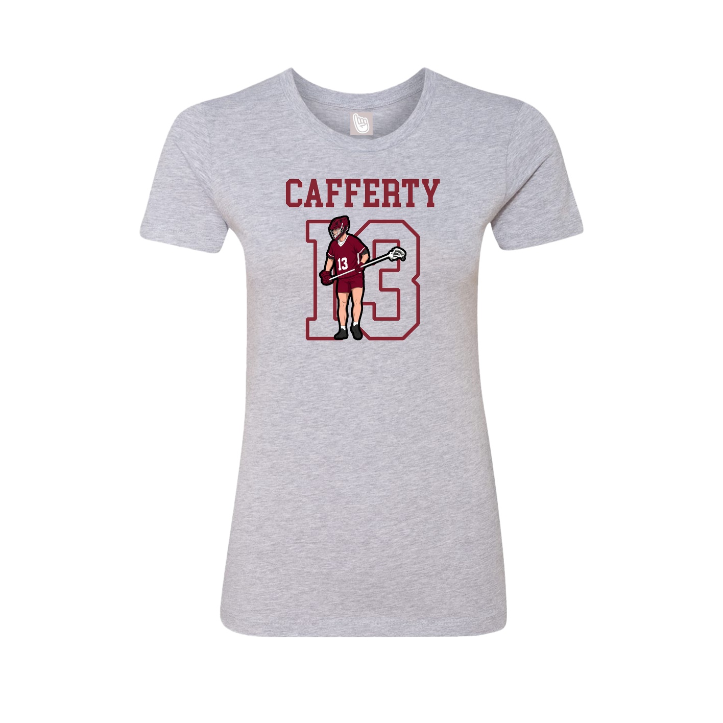 Fitted Women's Tee — Shirsey in Grey