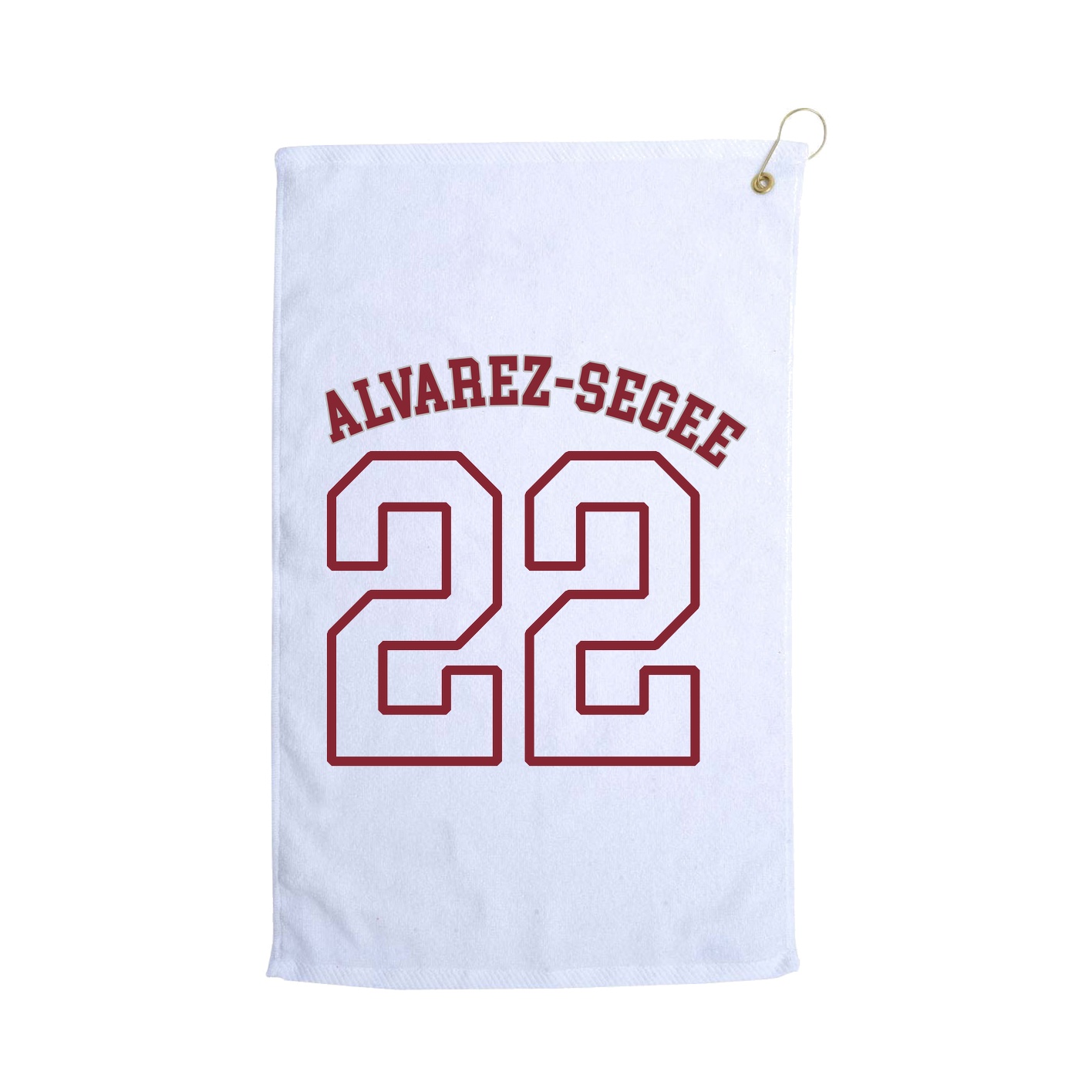 Golf Towel — Shirsey Arch in White
