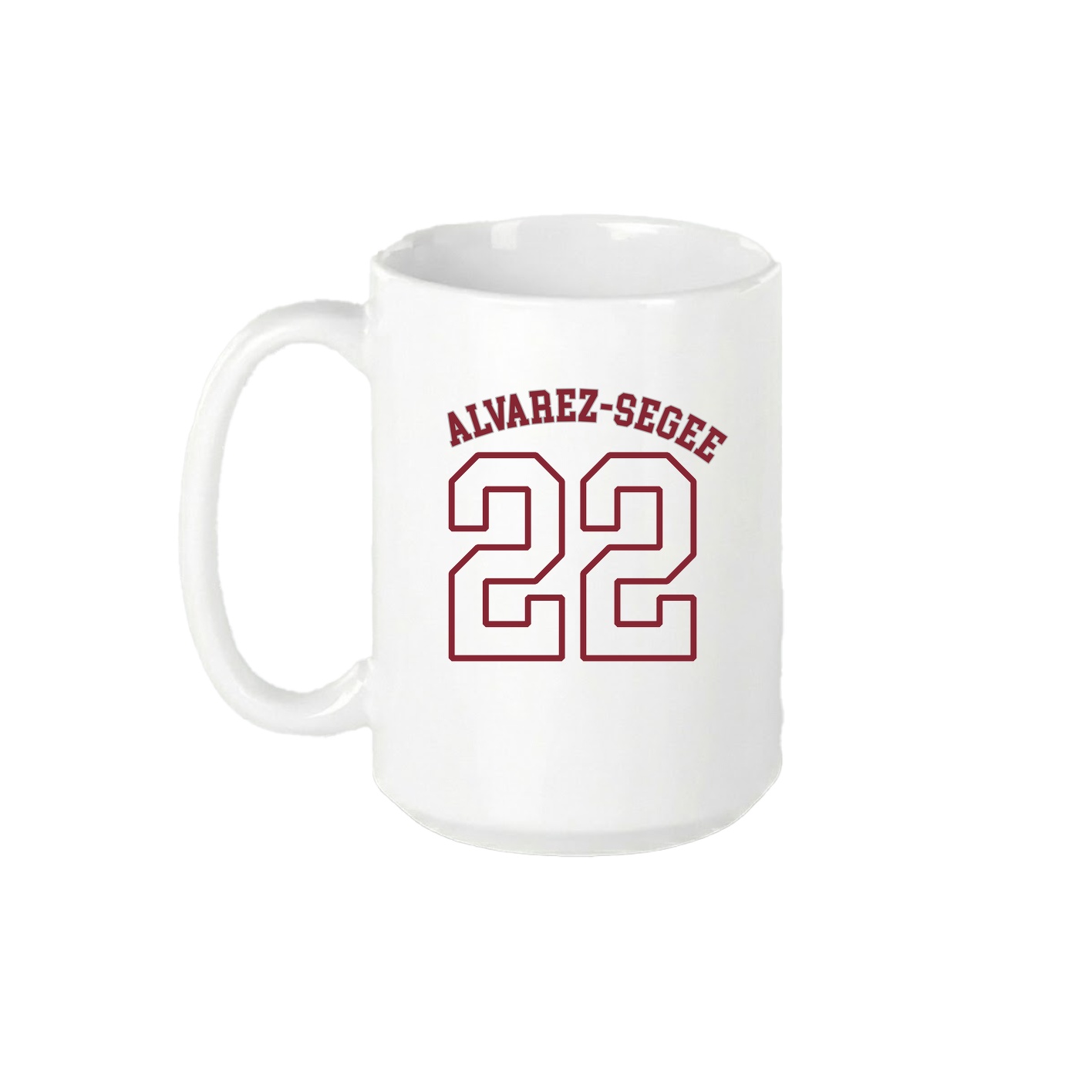 15oz Coffee Mug — Shirsey Arch in White