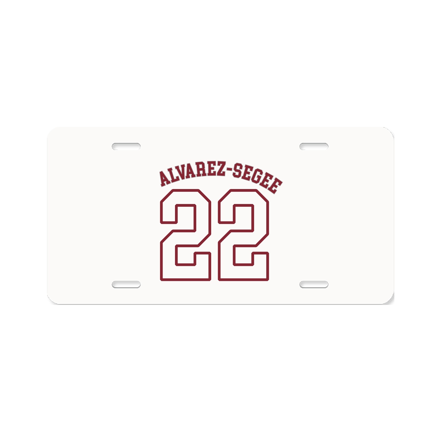 License Plate — Shirsey Arch in Classic