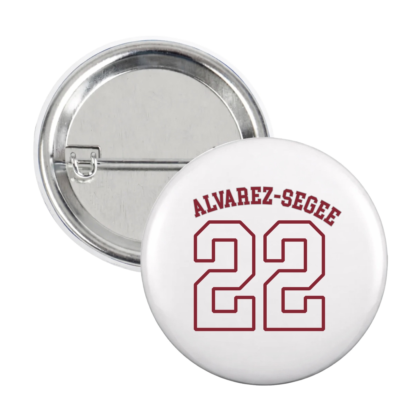 Game Day Button — Shirsey Arch in White