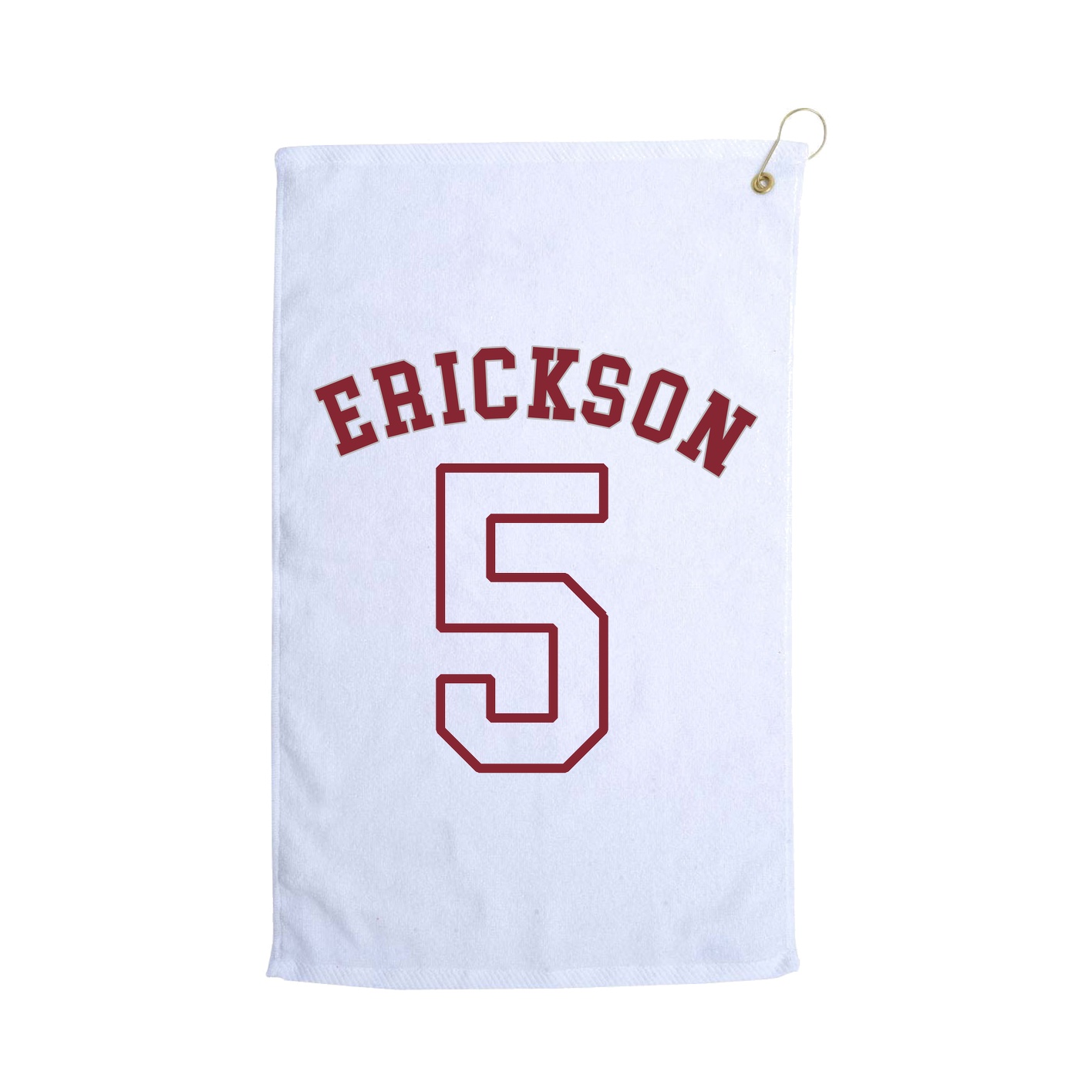 Golf Towel — Shirsey Arch in White