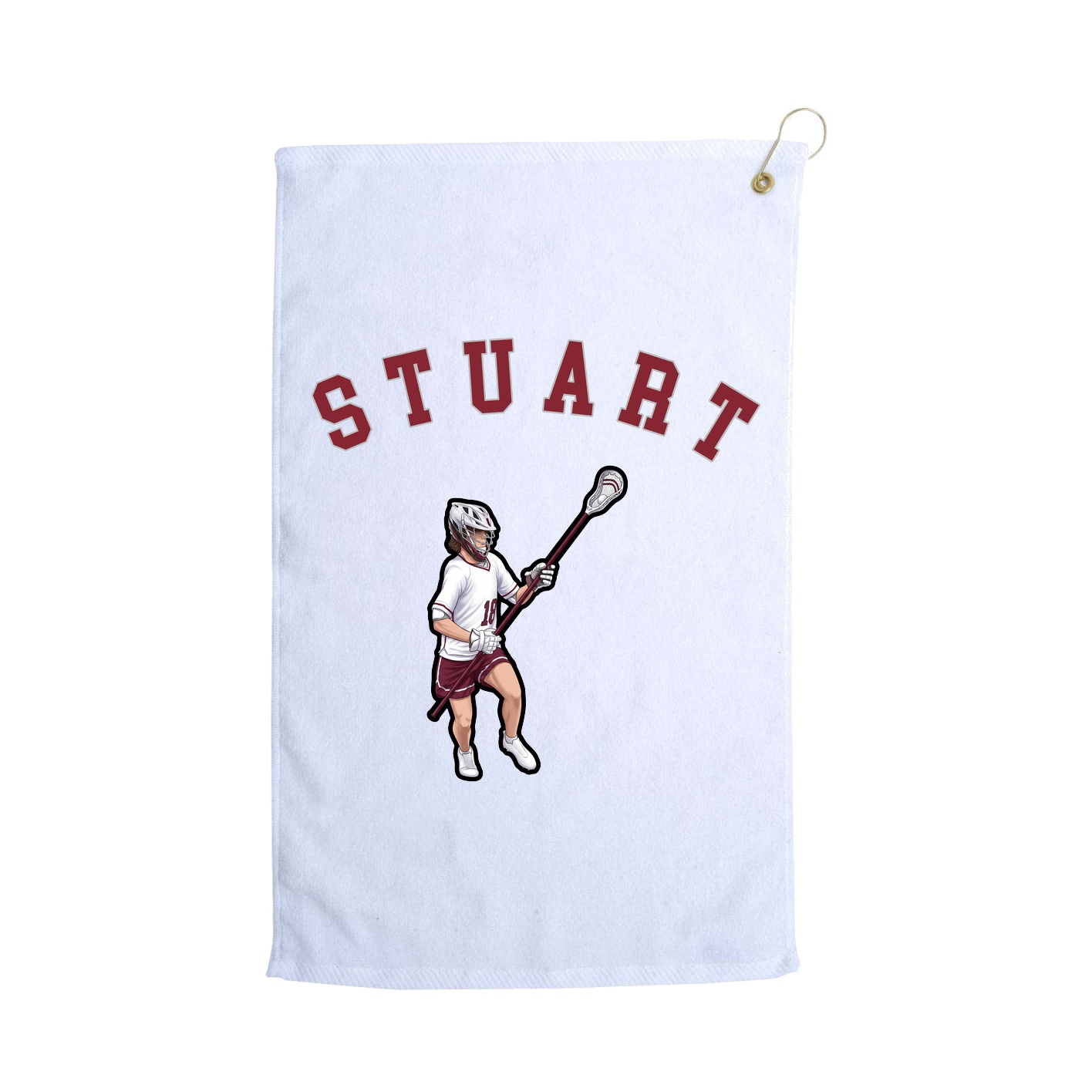 Golf Towel — Shirsey Arch in White