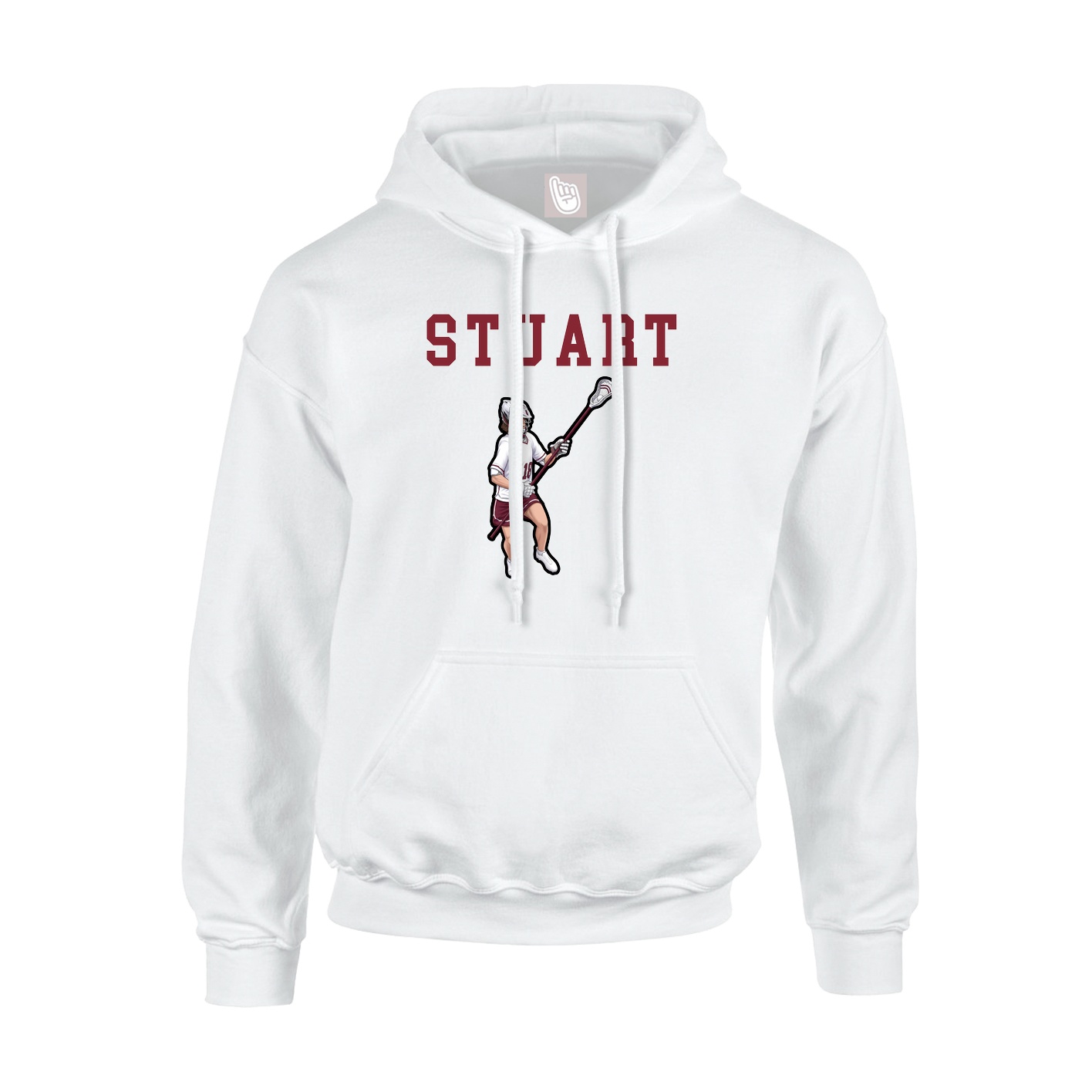 Youth Hoodie — Shirsey in White
