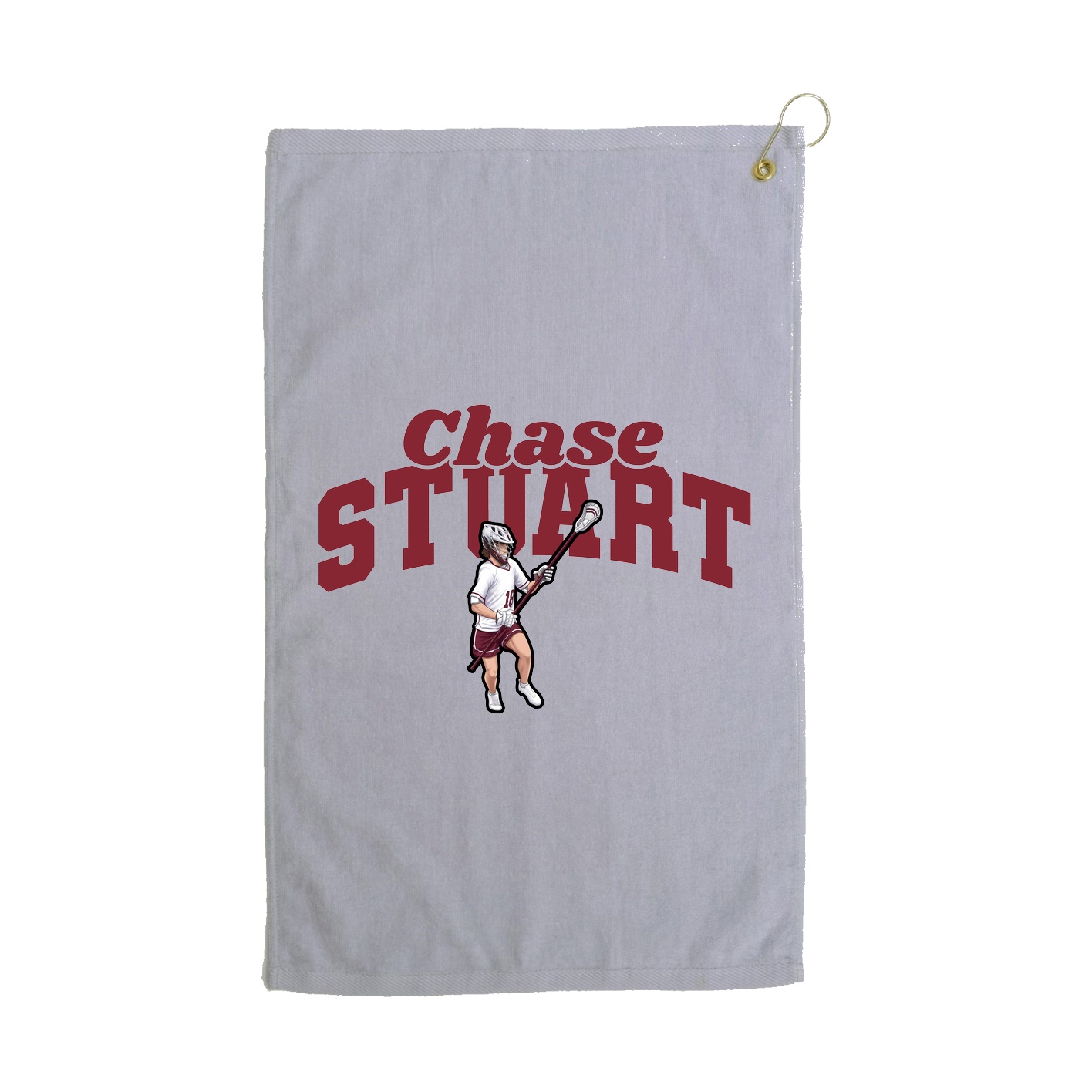 Golf Towel — Signature Arch in Grey