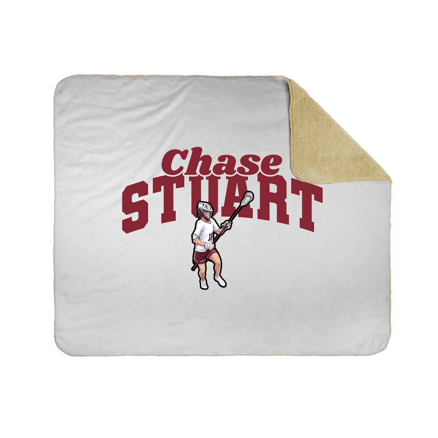 Throw Blanket — Signature Arch in White