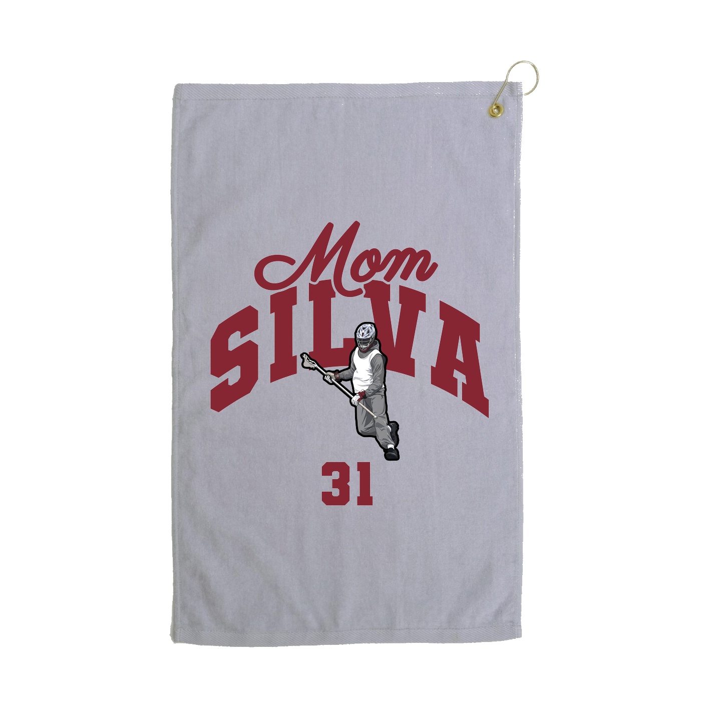Golf Towel — Mothers Day Arch in Grey