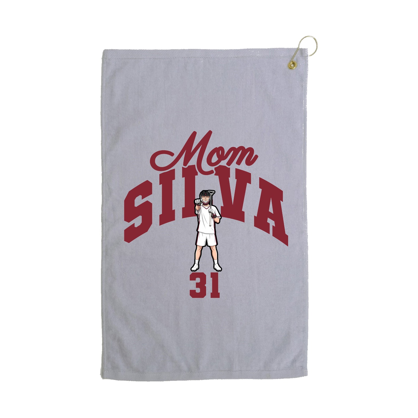 Golf Towel — Mothers Day Arch in Grey