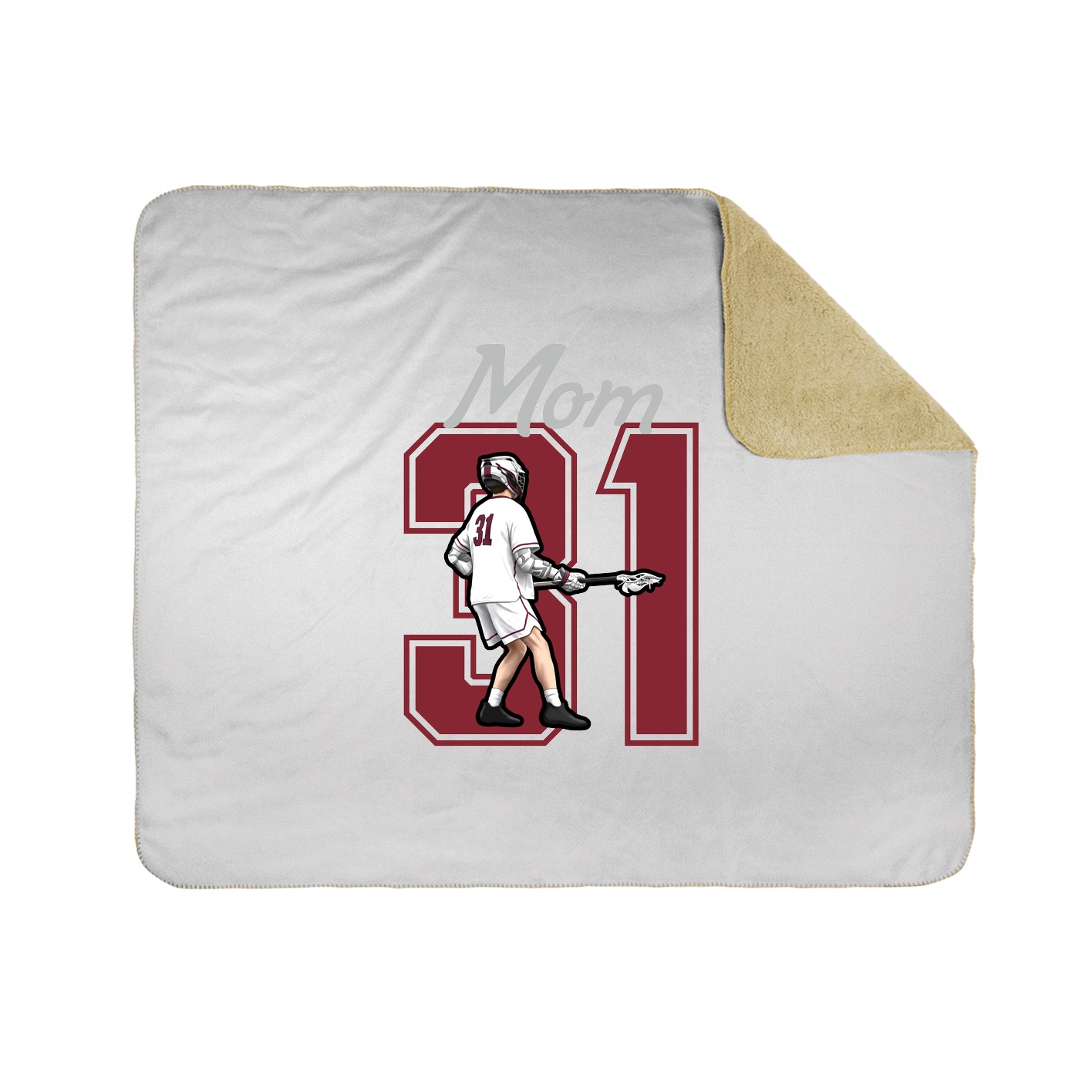 Throw Blanket — Mothers Day Shirsey in White