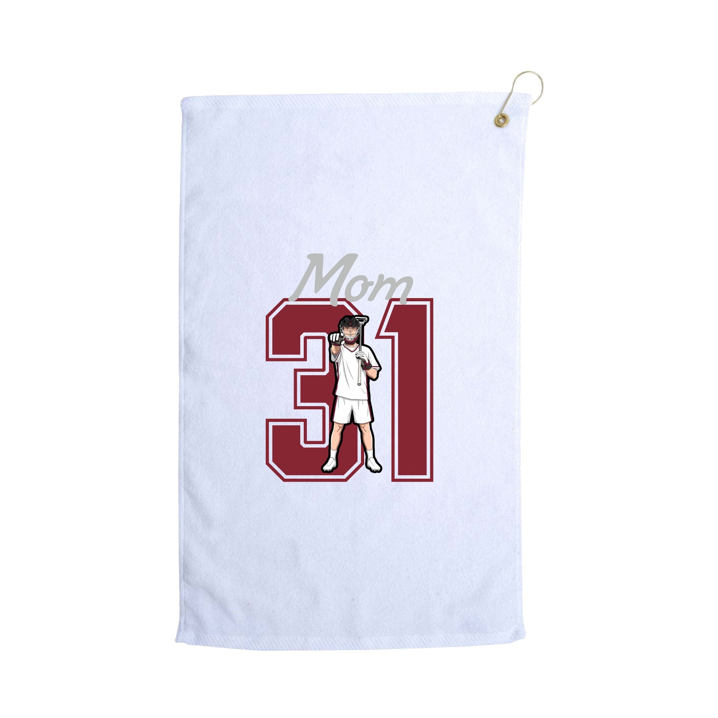 Golf Towel — Mothers Day Shirsey in White