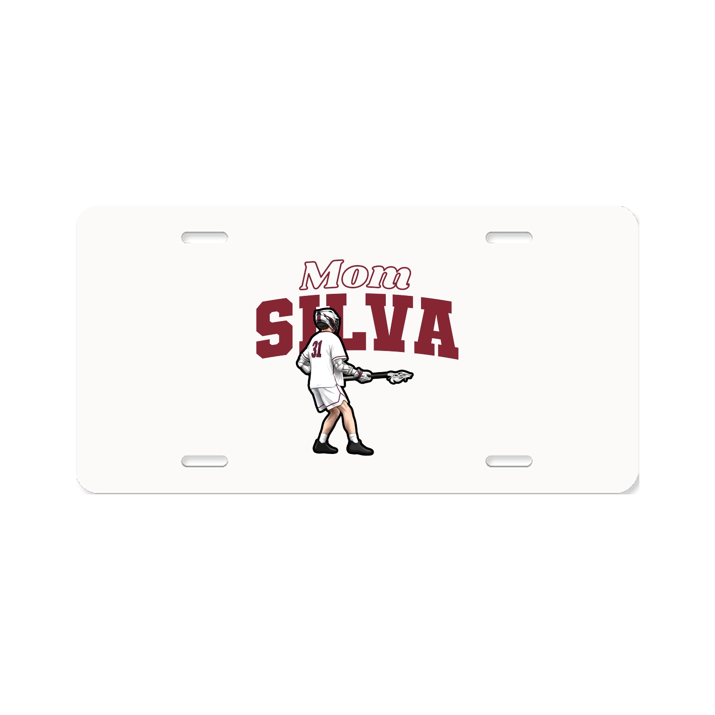 License Plate — Mothers Day Block in Classic