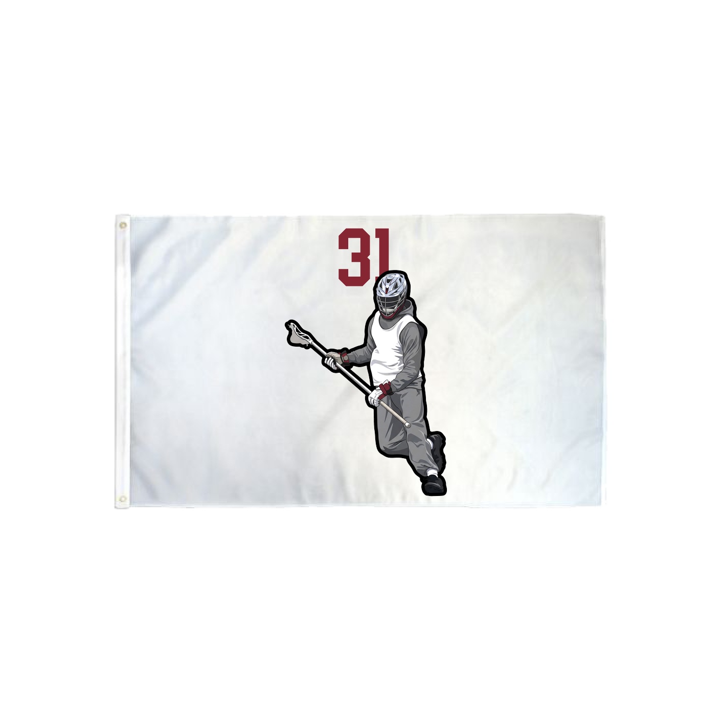 3x5 Flag — Number Top in Classic