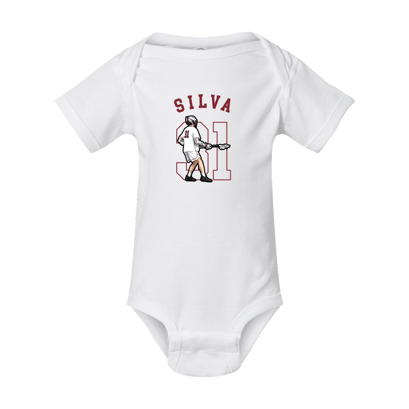 Baby Onesie — Shirsey Arch in White