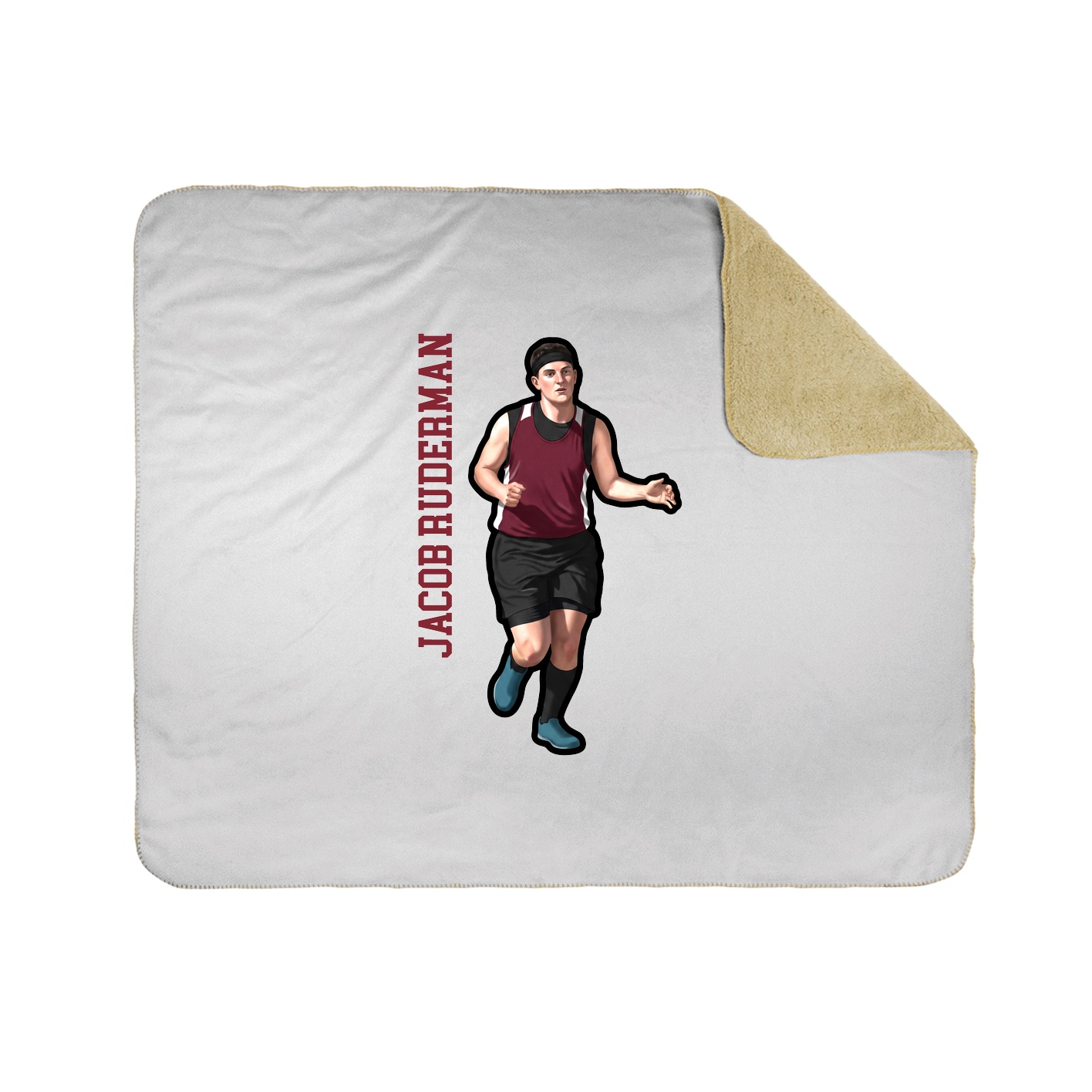 50x60 Sherpa Lined Throw Blanket
