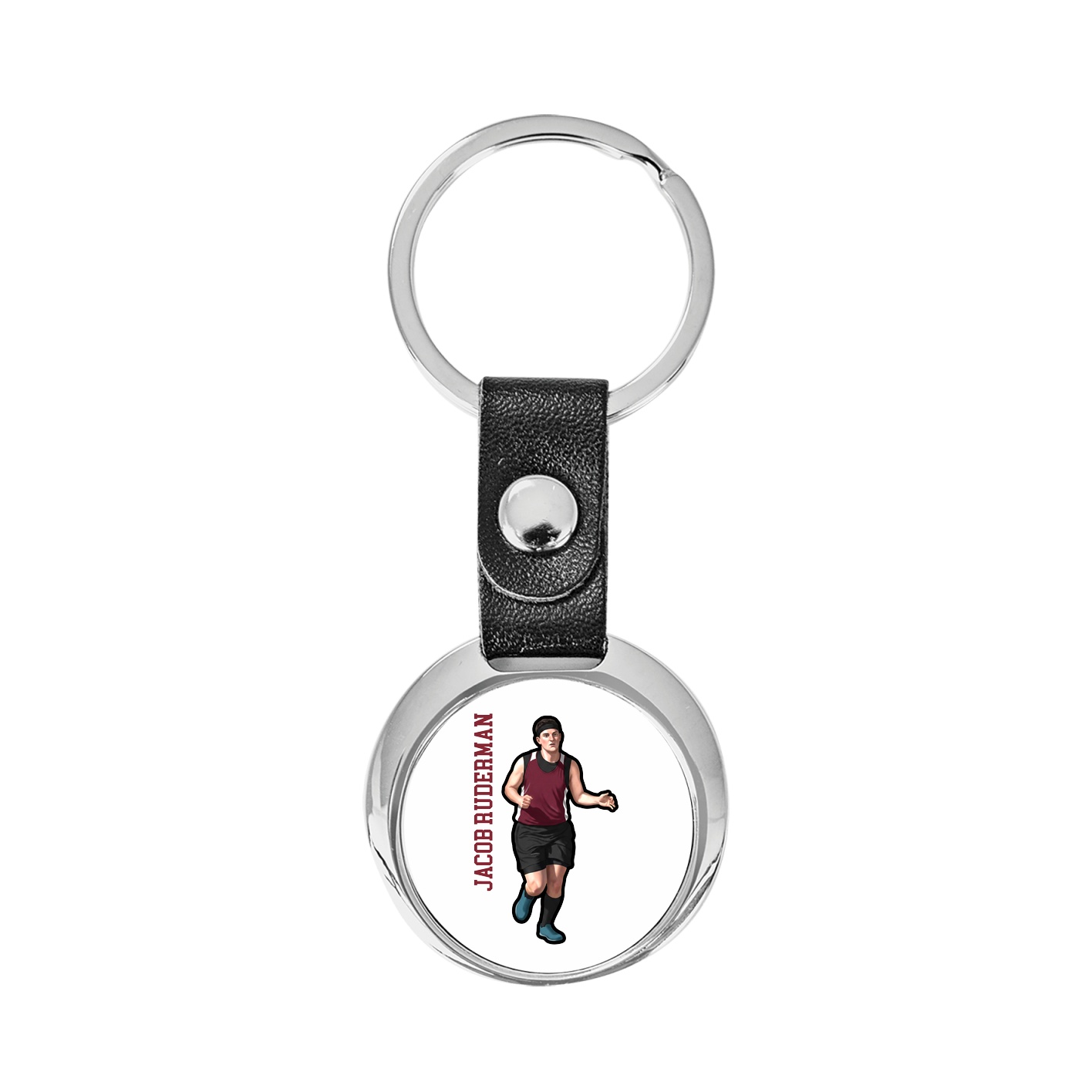 Key Chain — Name Vertical in Classic