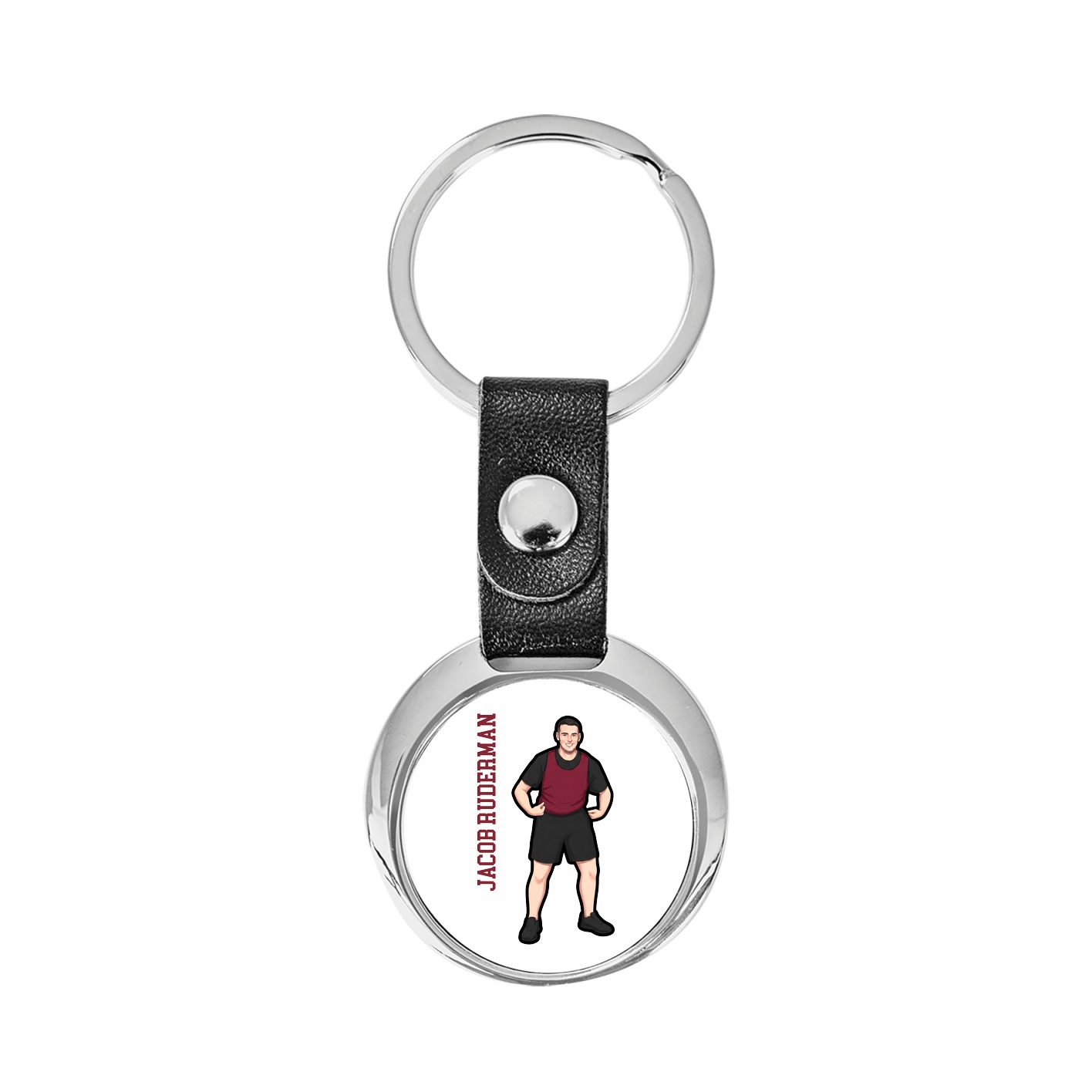 Key Chain — Name Vertical in Classic